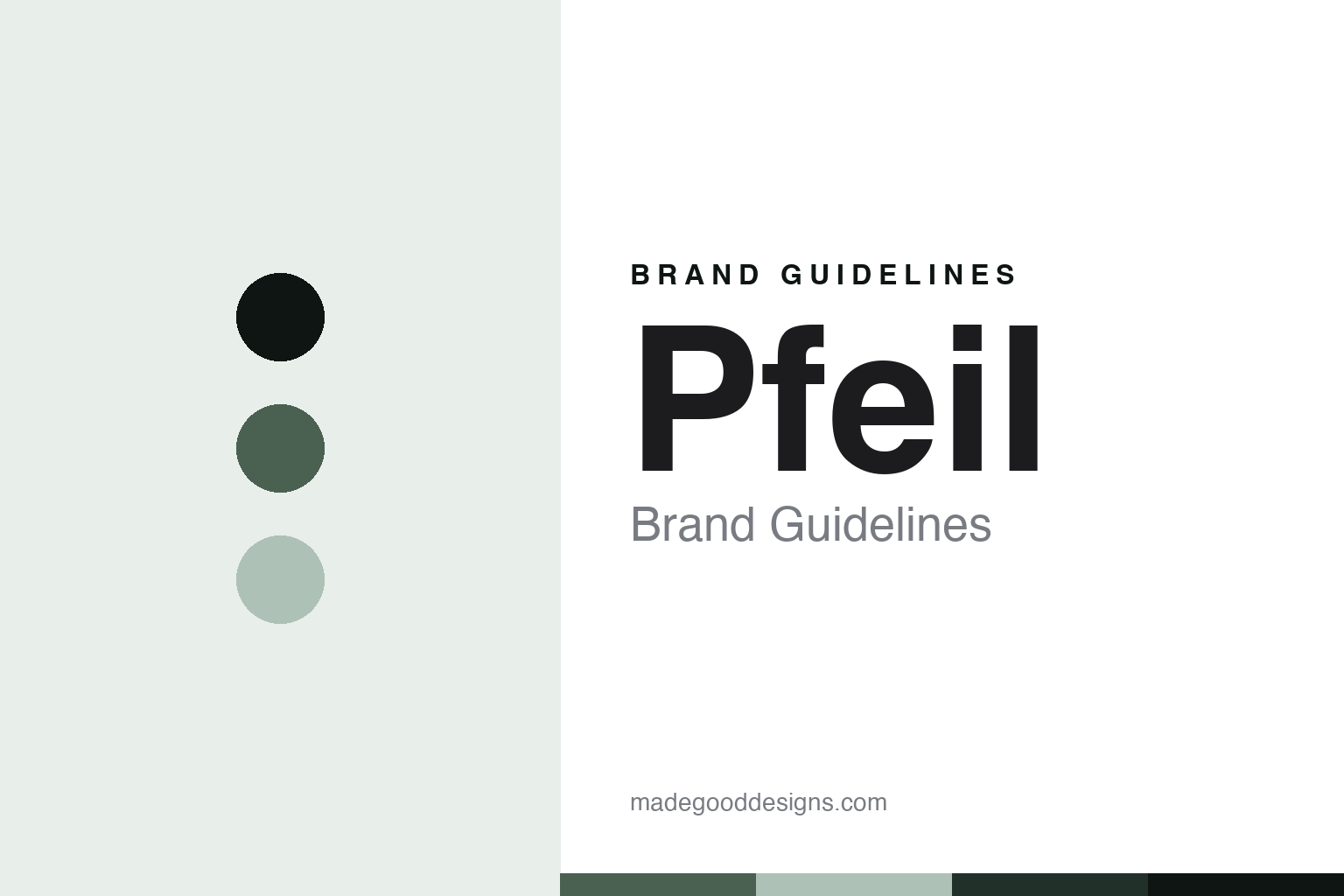 Pfeil brand guidelines cover — abstract alpine-steel and ash colour discs and steel/wood-grain texture (homage; not a Pfeil gouge or logo)