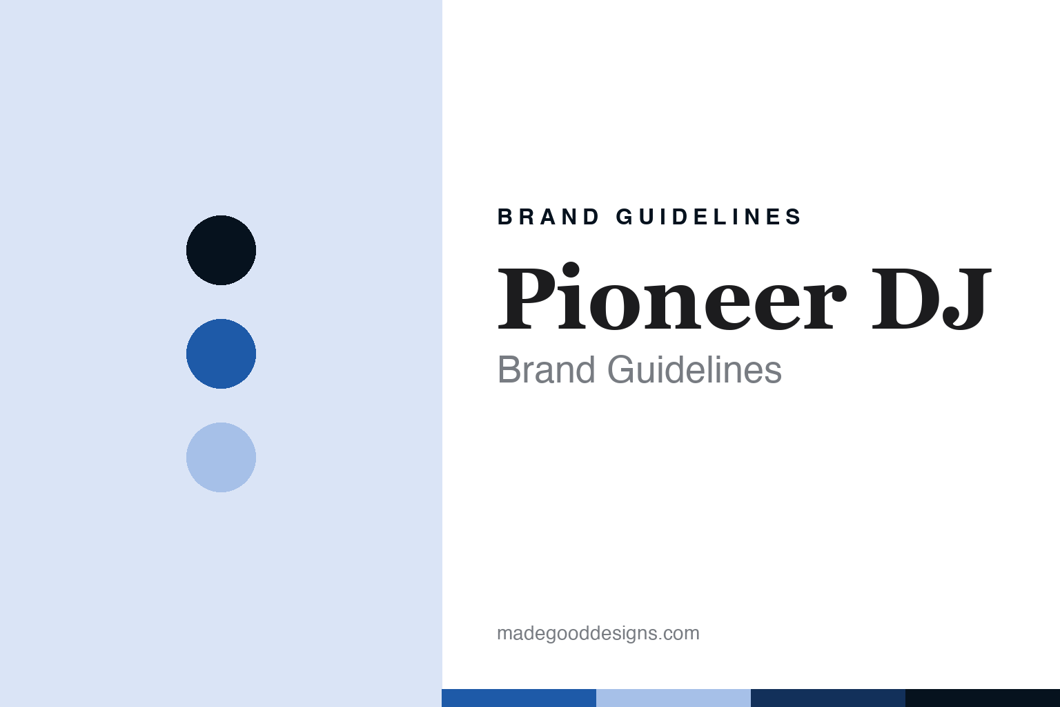 Pioneer DJ brand guidelines — abstract colour discs and material texture (original homage; not a Pioneer DJ product or logo)