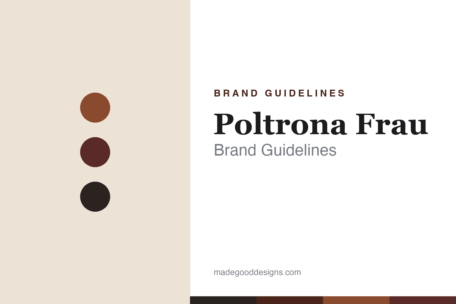 poltrona-frau brand guidelines — abstract homage cover