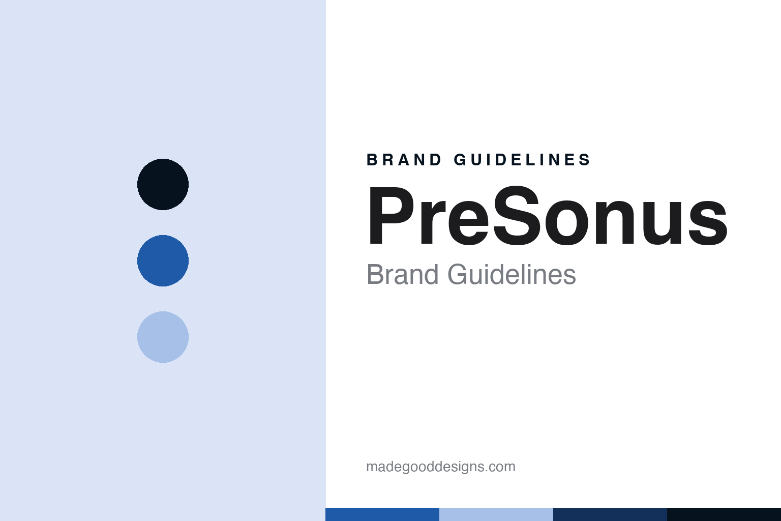 PreSonus Brand Guidelines: The Project-Studio All-Rounder Under Fender