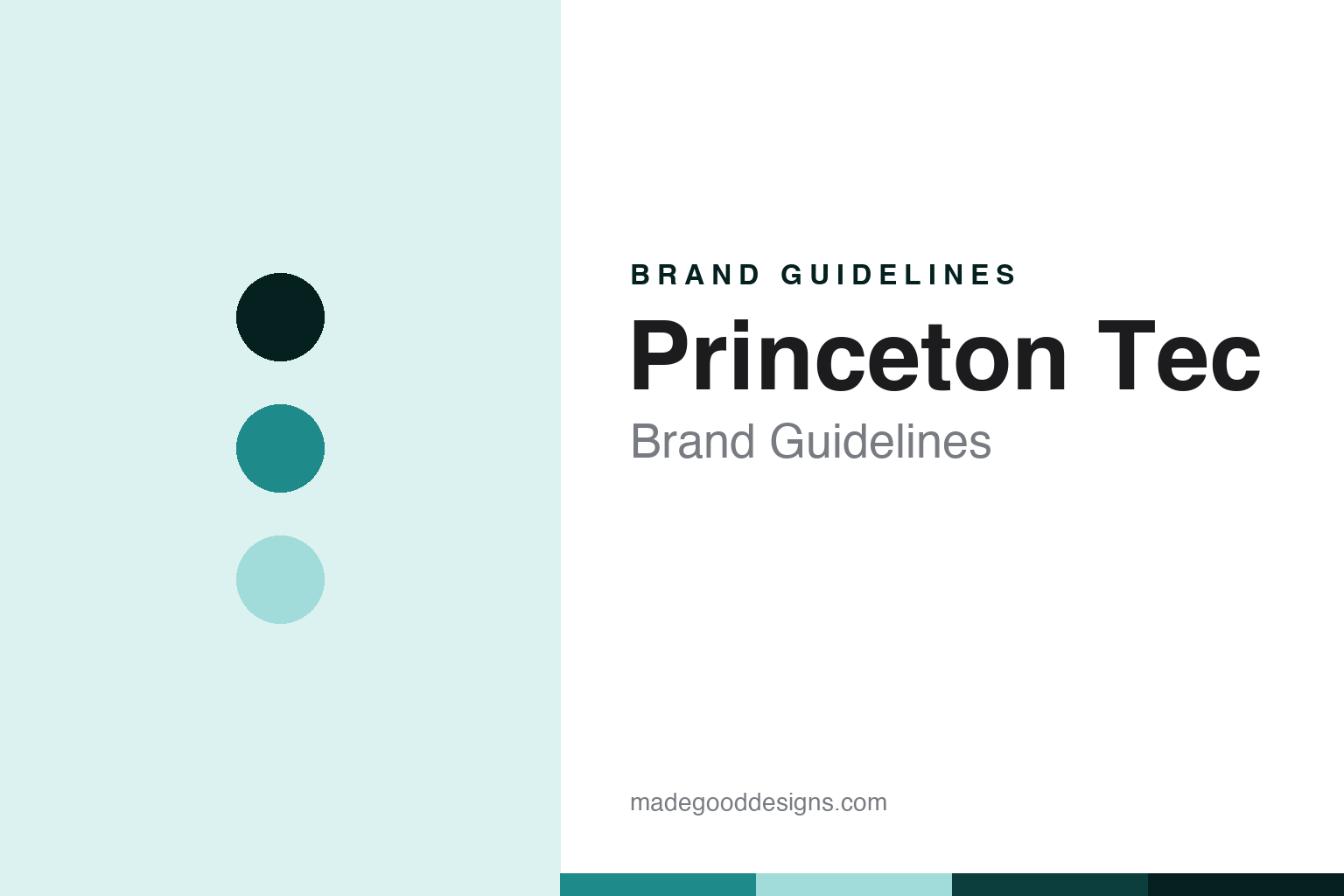 Princeton Tec brand guidelines — abstract colour discs and material texture (original homage; not a Princeton Tec product or logo)