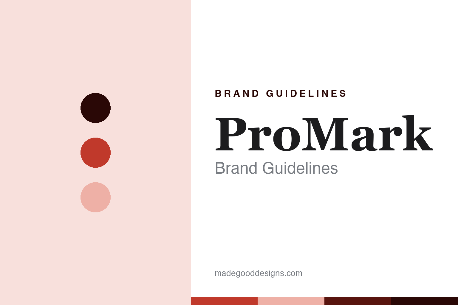 ProMark Brand Guidelines: The American Drumstick Standard the D’Addario String Company Owns