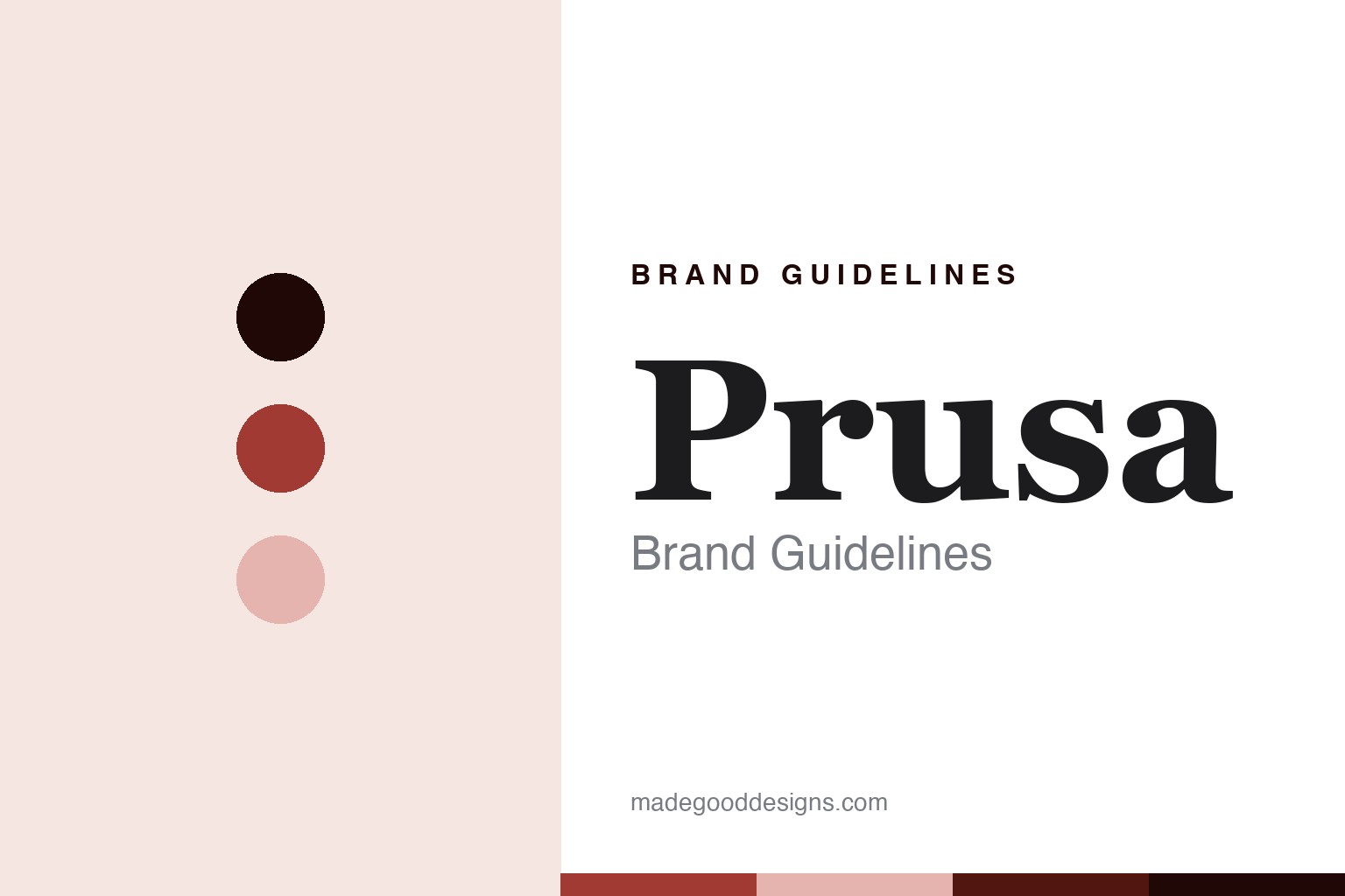 Prusa brand guidelines — abstract colour discs and material texture (original homage; not a Prusa product or logo)