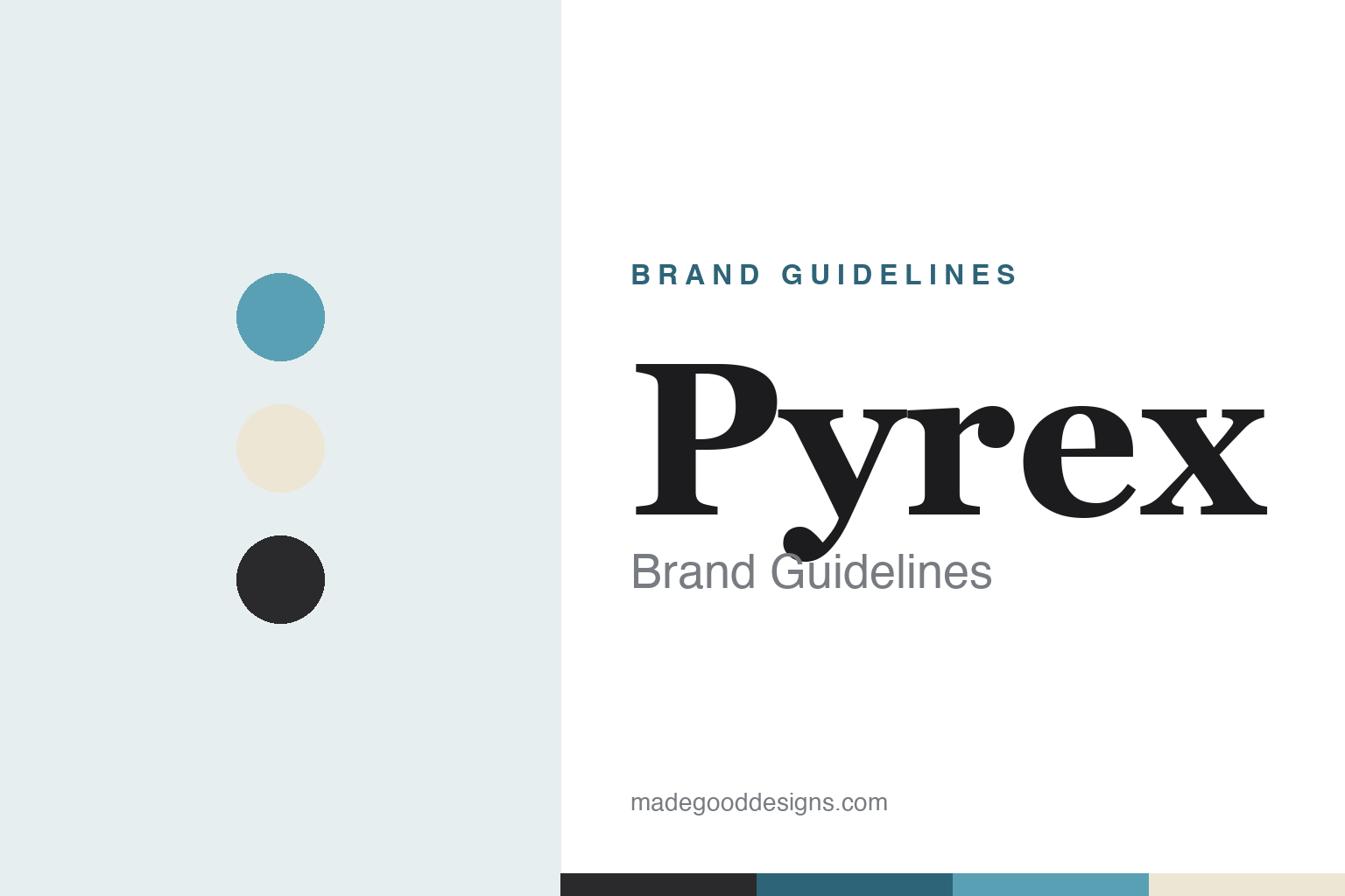 pyrex brand guidelines — abstract homage cover