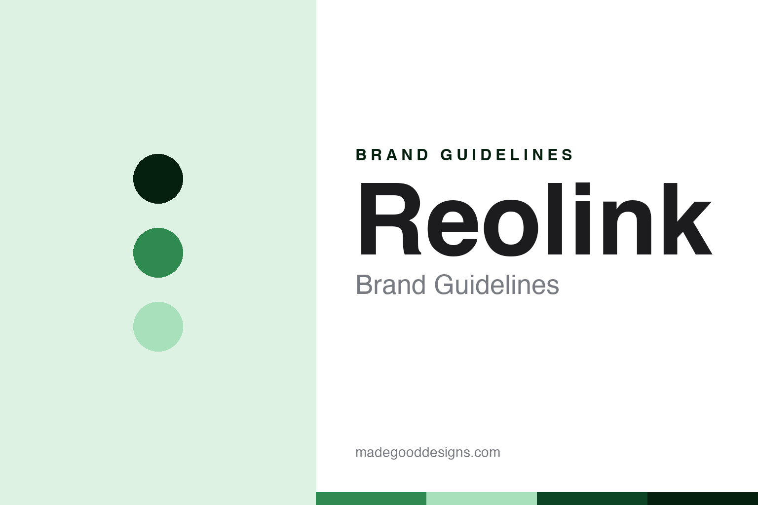 Reolink brand guidelines — abstract colour discs and material texture (original homage; not a Reolink product or logo)