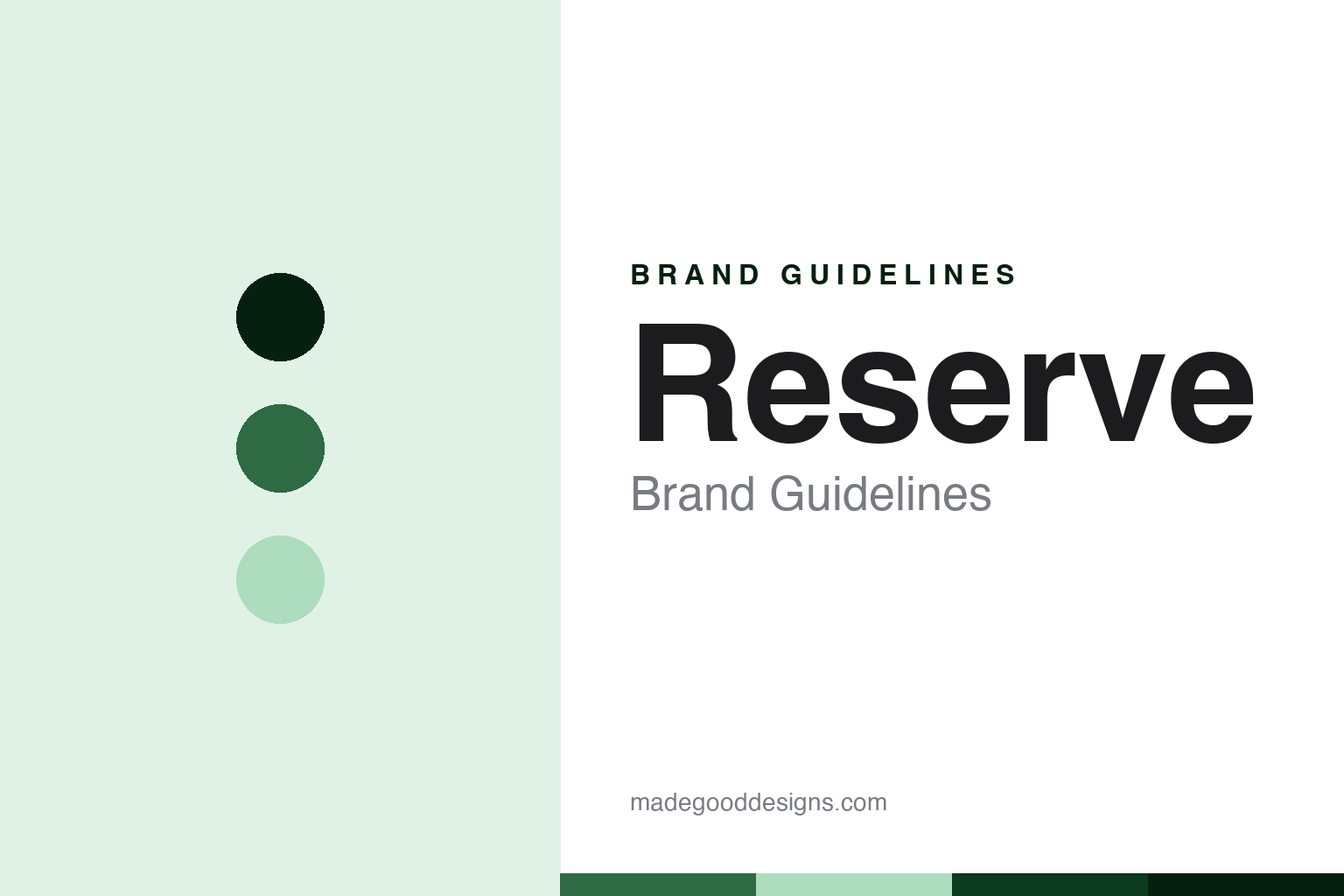 Reserve brand guidelines — abstract colour discs and material texture (original homage; not a Reserve product or logo)