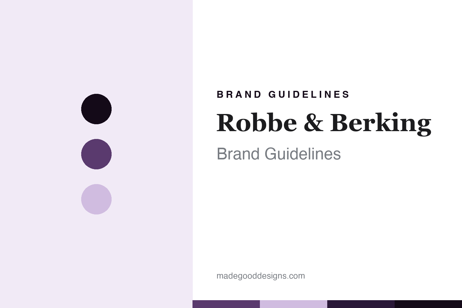 Robbe and Berking silver flatware brand guidelines abstract homage cover