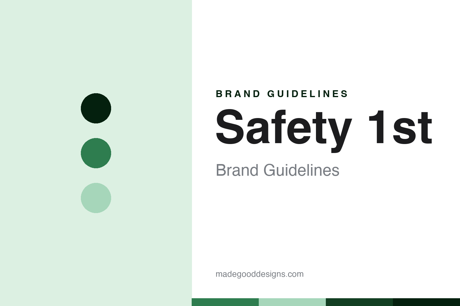 Safety 1st Brand Guidelines: The Second Dorel Brand