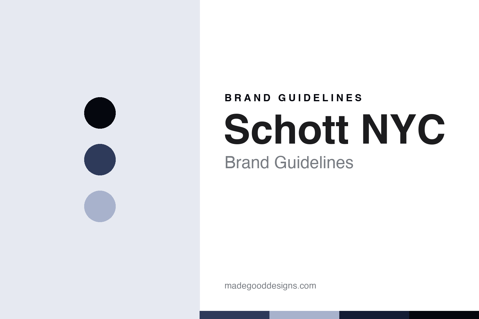 Schott NYC melton peacoat brand guidelines abstract homage cover