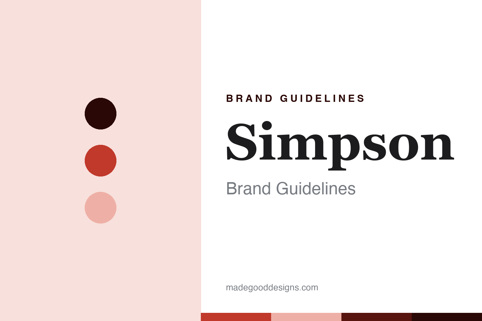 Simpson brand guidelines — abstract colour discs and material texture (original homage; not a Simpson product or logo)