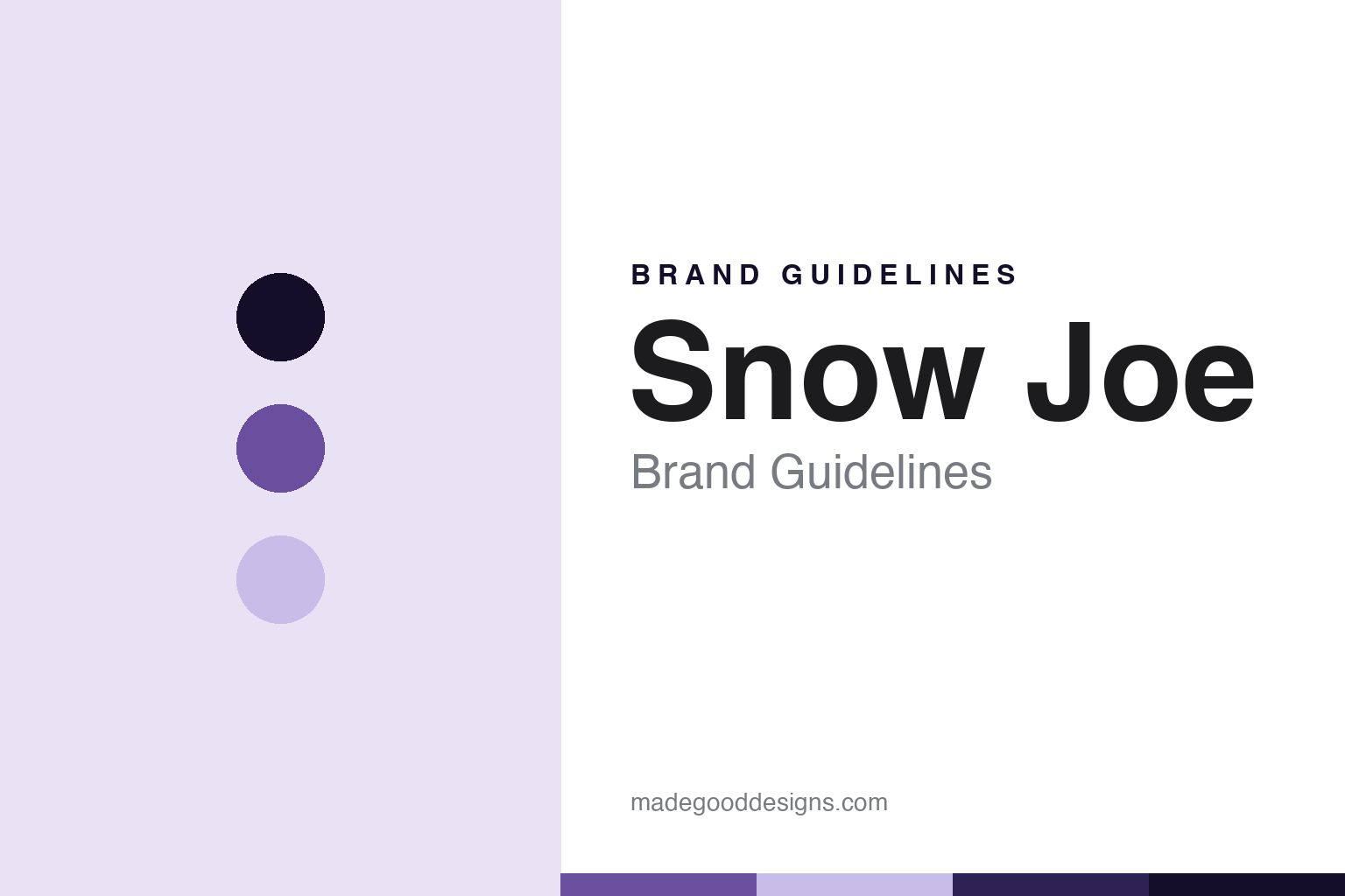 Snow Joe Brand Guidelines: The Lone Independent Value Upstart