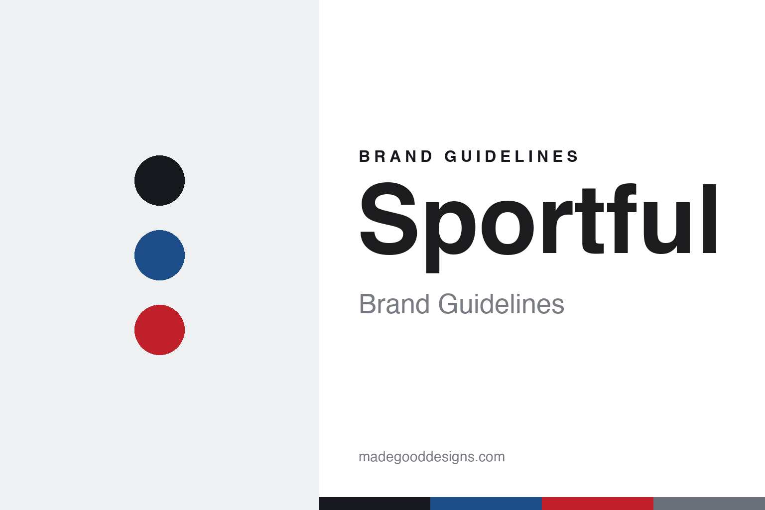 Sportful brand guidelines cover — abstract Dolomiti-blue colour-disc homage (not the Sportful logo)