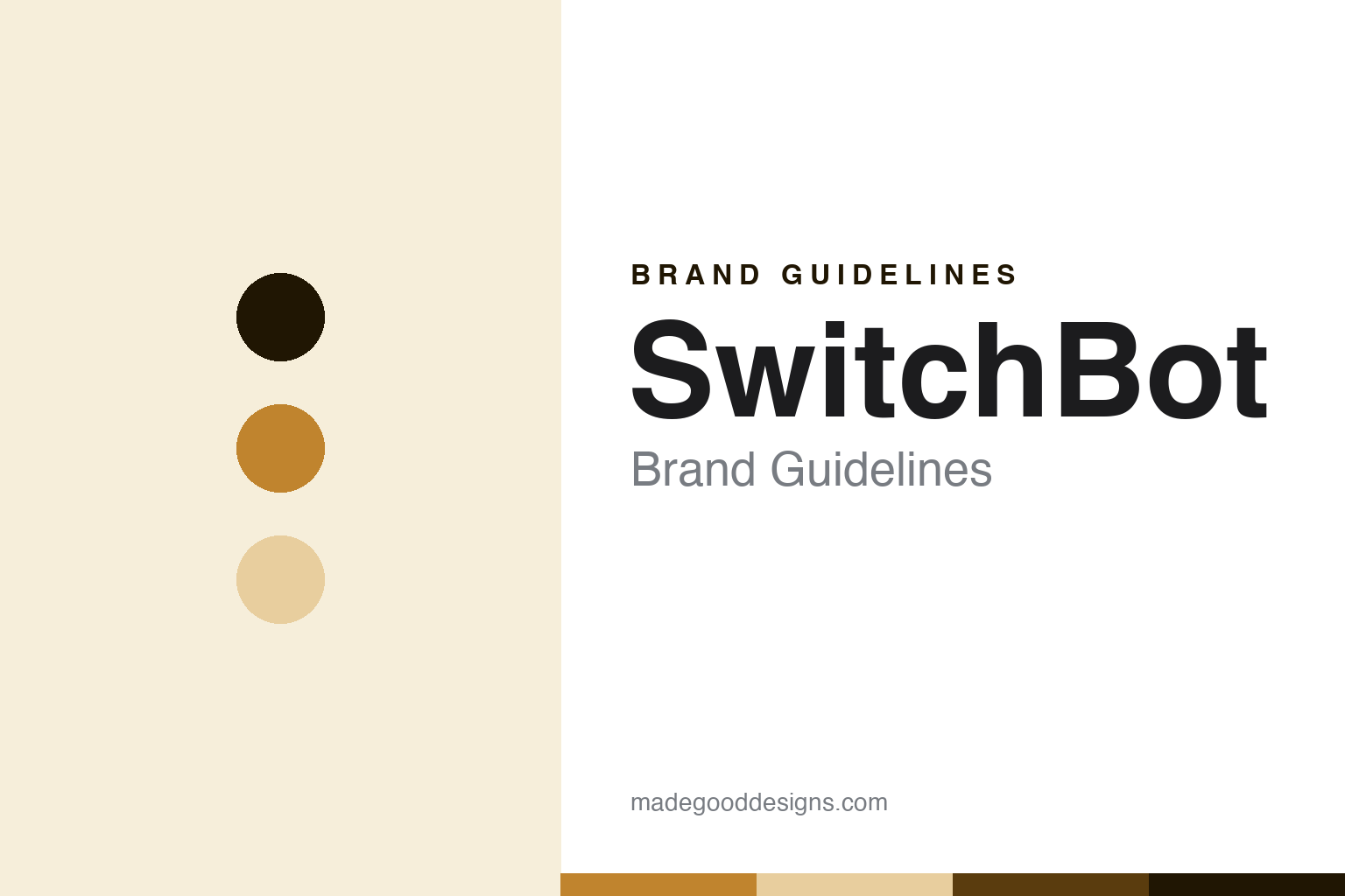 SwitchBot brand guidelines — abstract colour discs and material texture (original homage; not a SwitchBot product or logo)