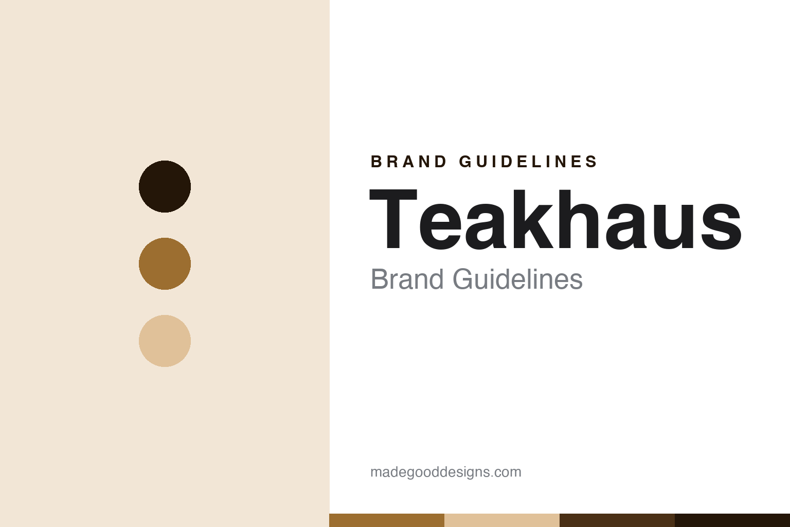 Teakhaus Brand Guidelines: Plantation Teak, Grown to Board