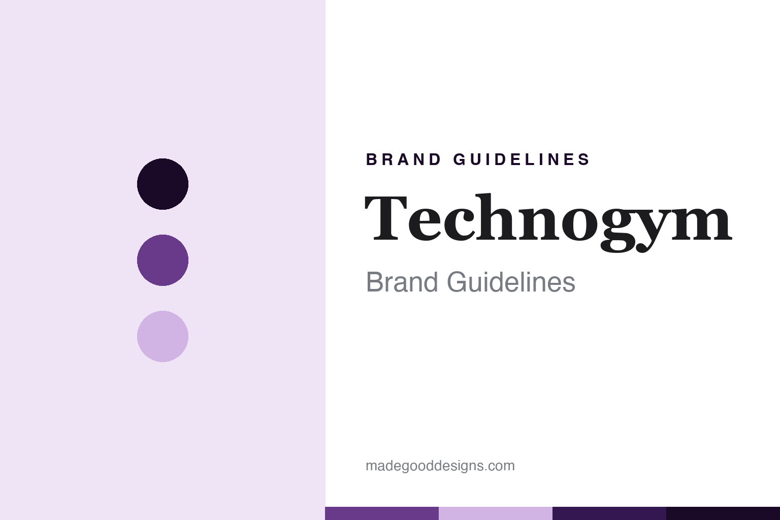 Technogym brand guidelines — abstract colour discs and material texture (original homage; not a Technogym product or logo)