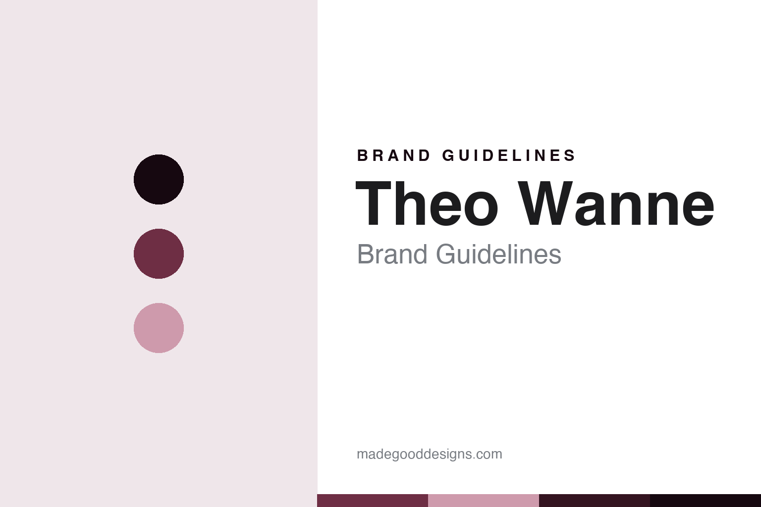 Theo Wanne brand guidelines — abstract machined-plum mouthpiece homage cover (not affiliated with Theo Wanne)