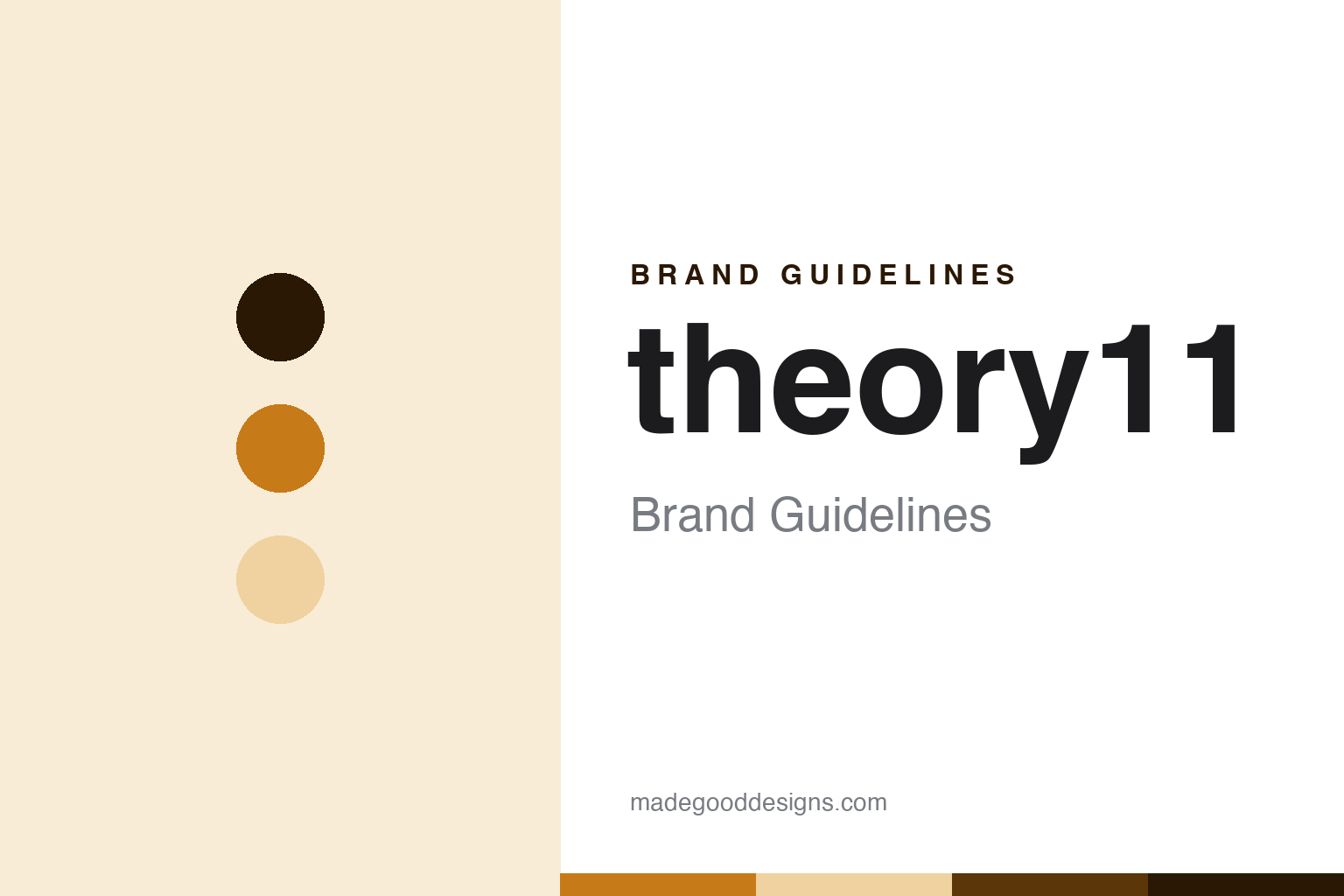 theory11 Brand Guidelines: The Independent Printed by the Giant’s Factory
