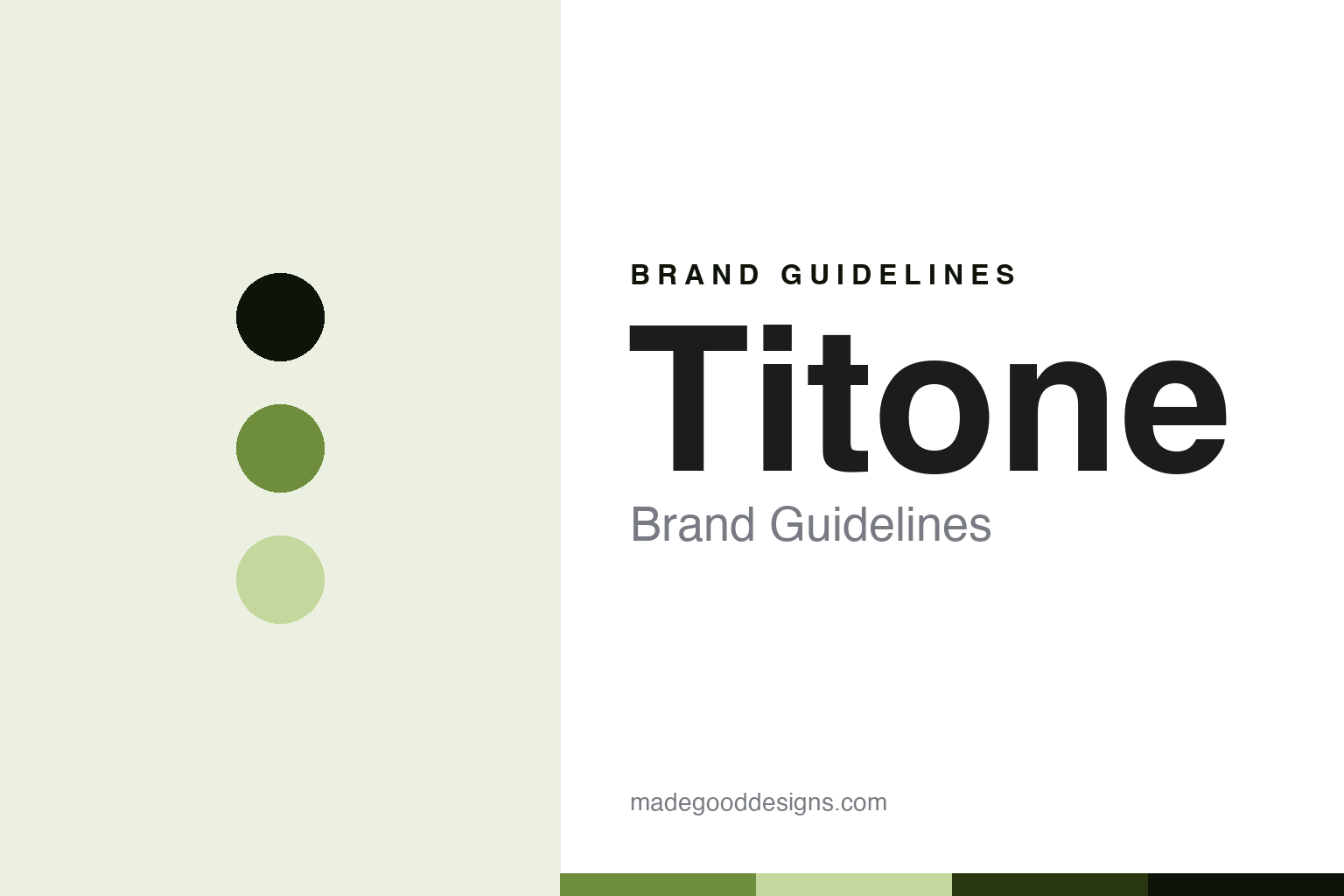 Titone Brand Guidelines: The Organic Sicilian Oil From a Family of Pharmacists