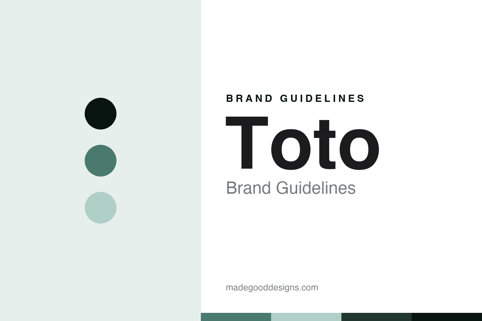 Toto brand guidelines — abstract glazed-ceramic homage cover (editorial, unofficial)