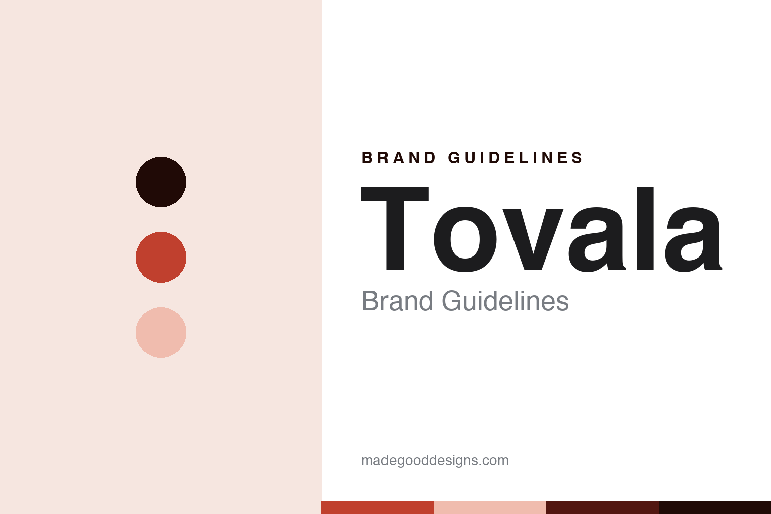Tovala brand guidelines — abstract colour discs and material texture (original homage; not a Tovala product or logo)