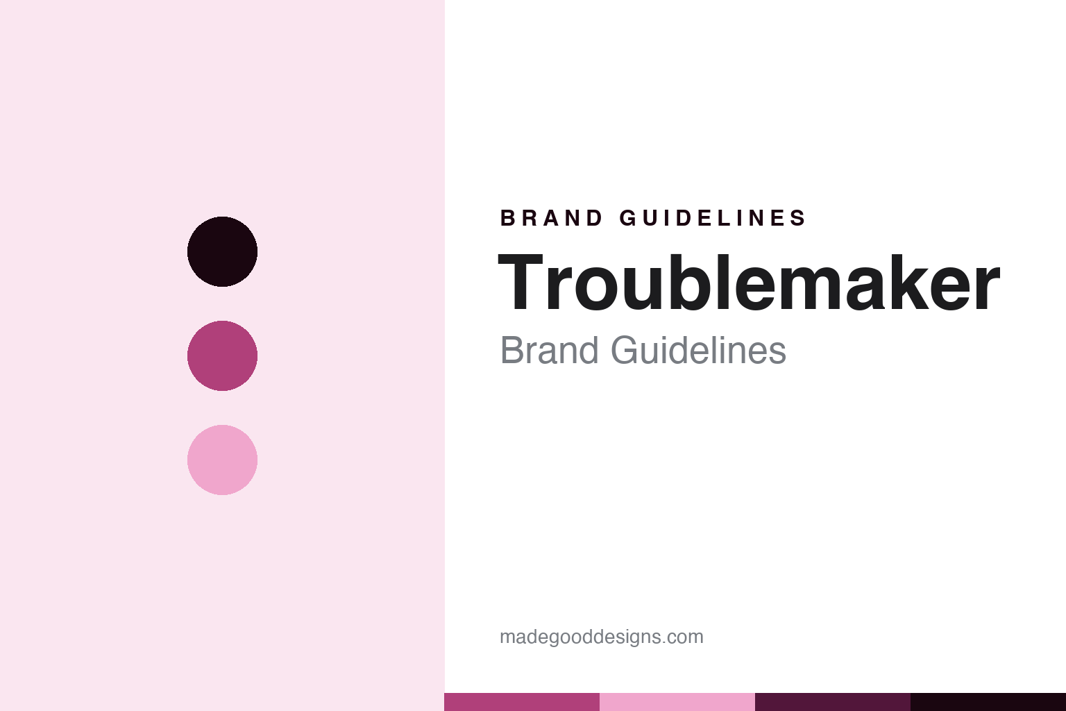 Troublemaker Brand Guidelines: The Hand-Mixed Ink Maker in the Philippines