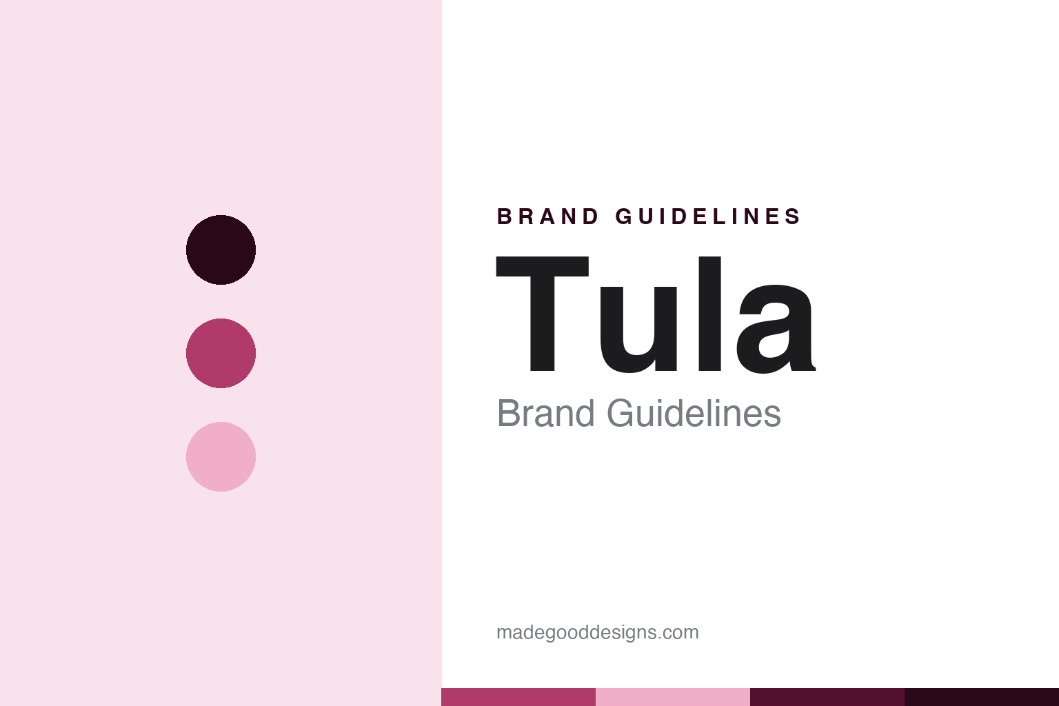 Tula brand guidelines — abstract colour discs and material texture (original homage; not a Tula product or logo)