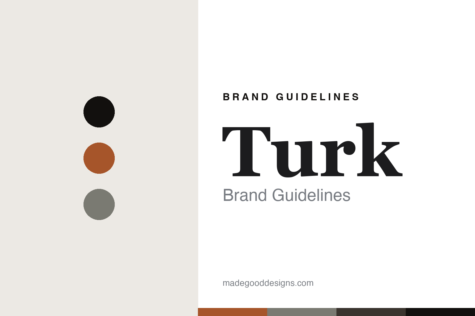Abstract ember and forged-iron cover for a Turk brand guidelines design article (colour discs, not a pan)