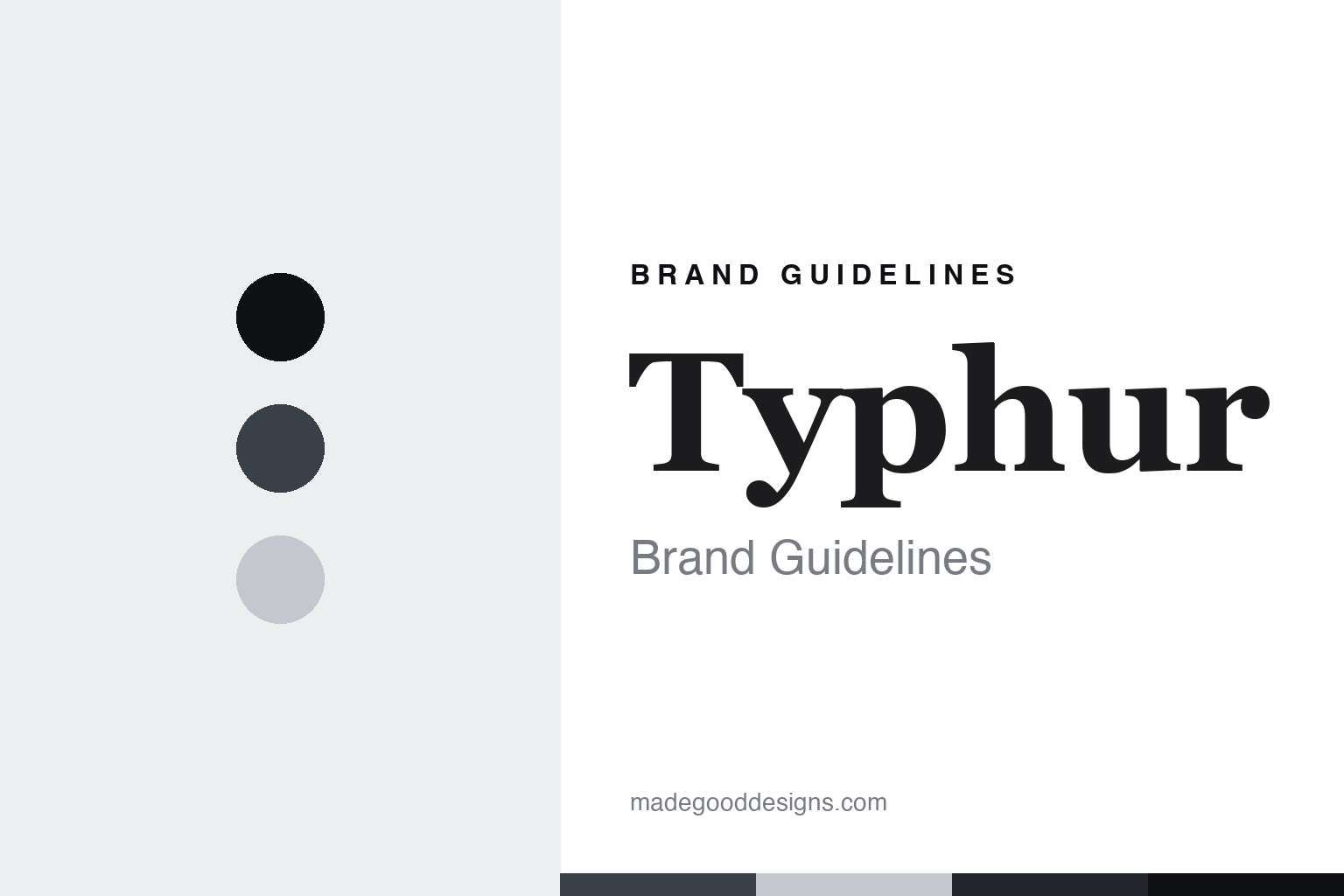 Typhur brand guidelines — abstract colour discs and material texture (original homage; not a Typhur product or logo)