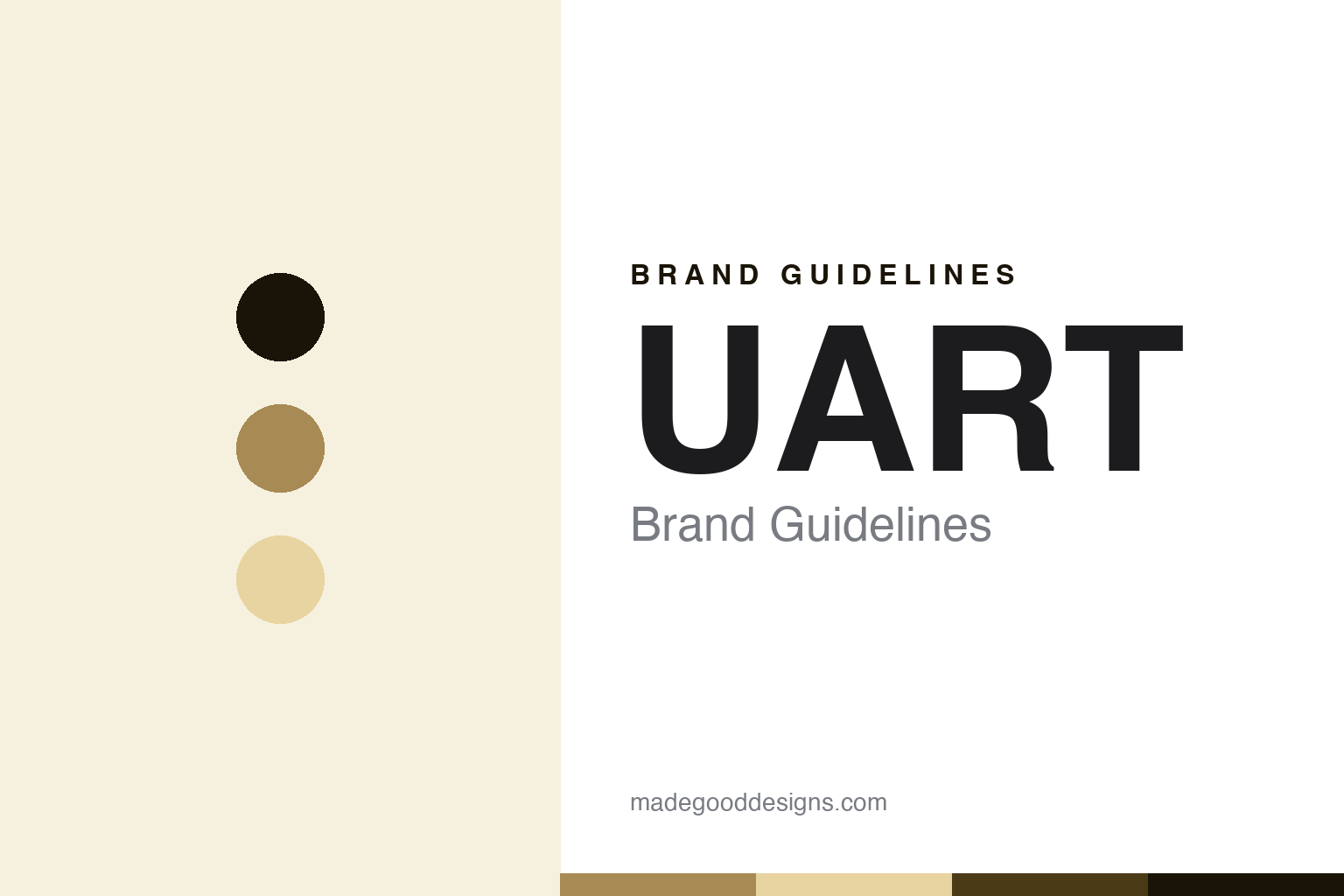 UART Brand Guidelines: The American Sanded Pastel Paper