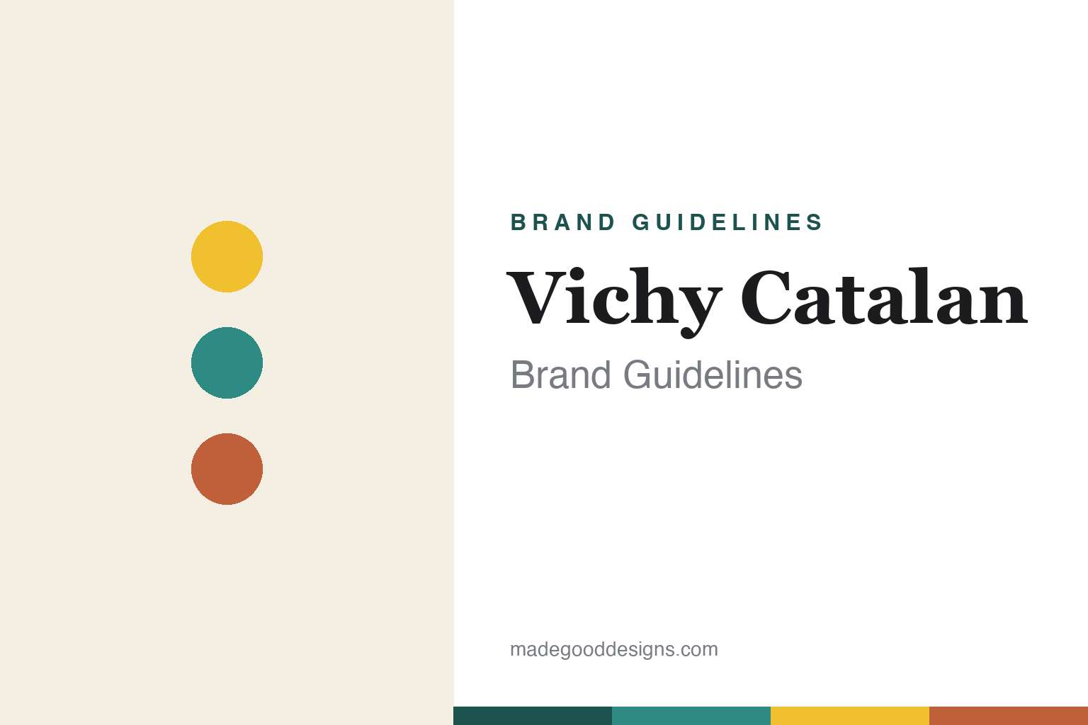 Abstract yellow-and-mosaic palette homage for the Vichy Catalan brand guidelines (not the Vichy Catalan bottle or logo)