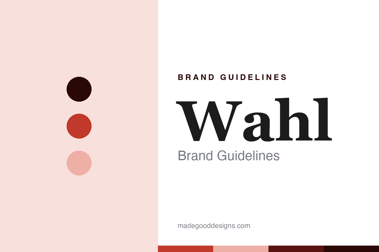 Wahl Brand Guidelines: The Clipper Originator, Still Family-Owned