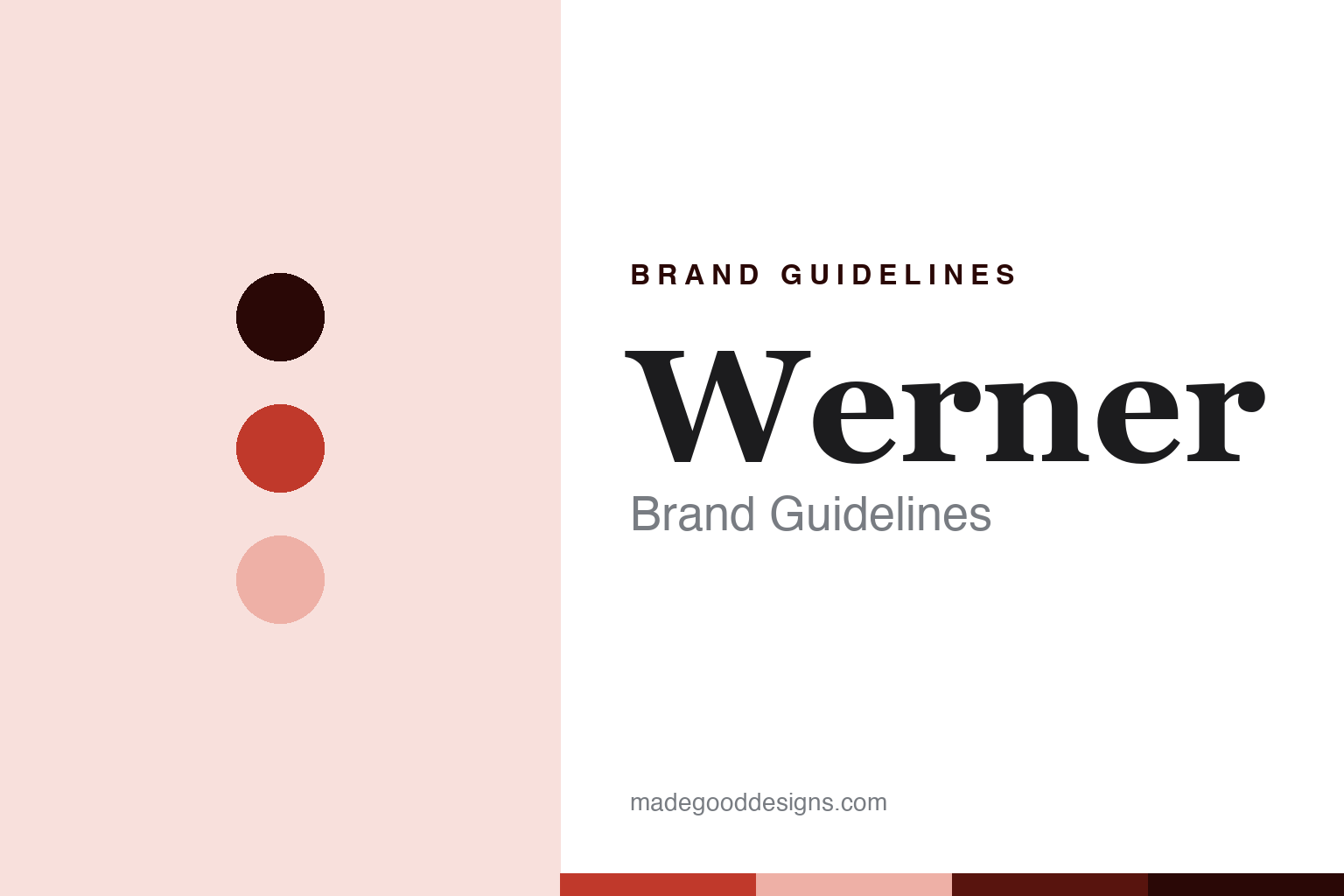 Werner Brand Guidelines: America’s Dominant Ladder, Private-Equity-Owned