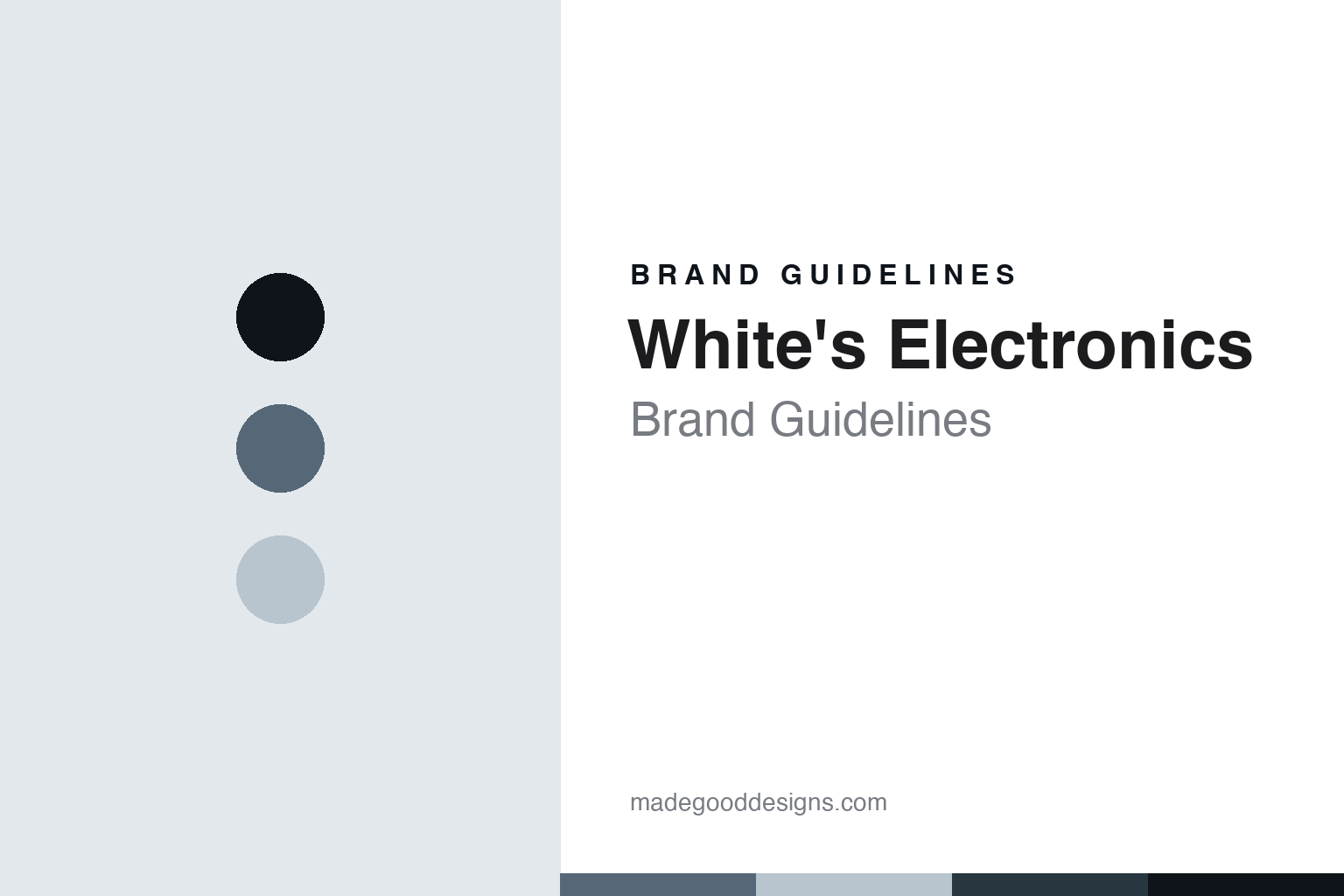 White’s Electronics Brand Guidelines: The Oregon Brand, Absorbed