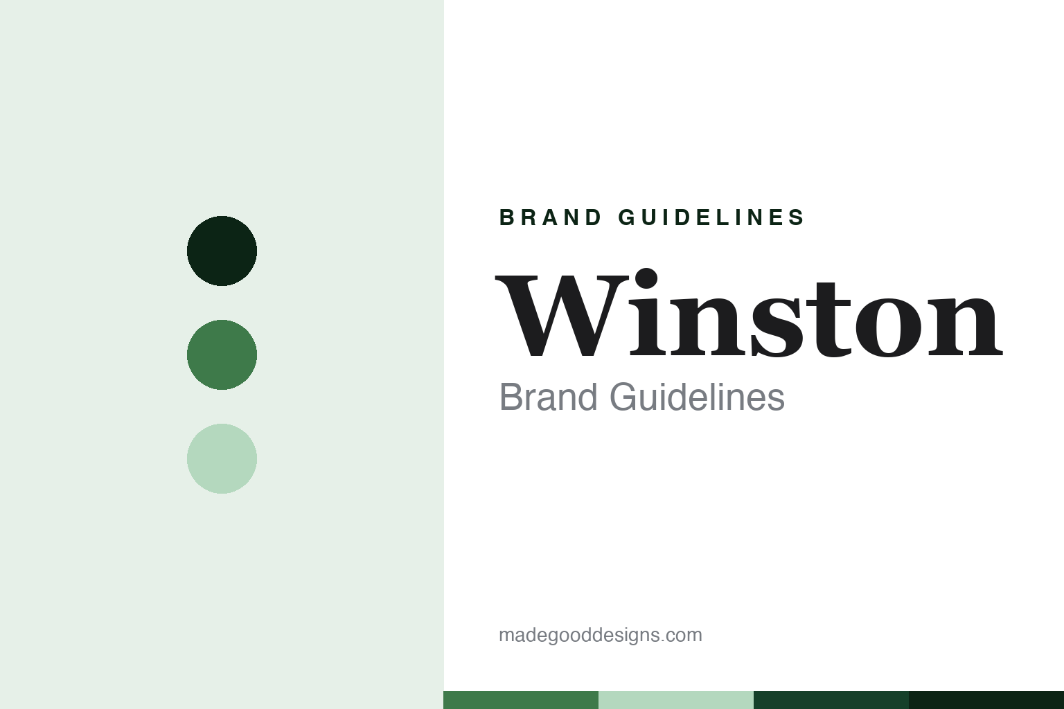 Winston brand guidelines — abstract colour discs and material texture (original homage; not a Winston product or logo)