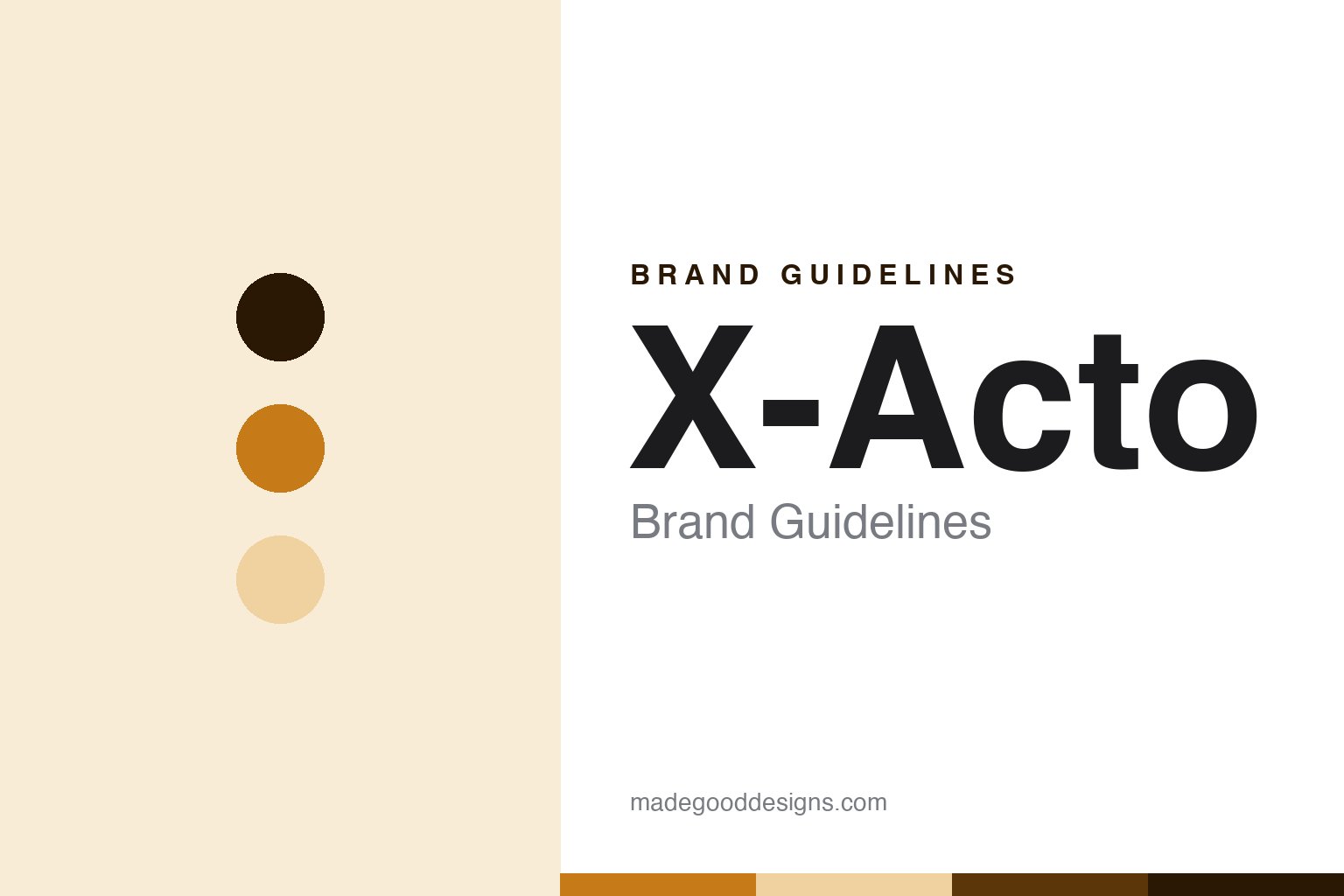 X-Acto Brand Guidelines: The Craft Knife Owned by Newell Brands