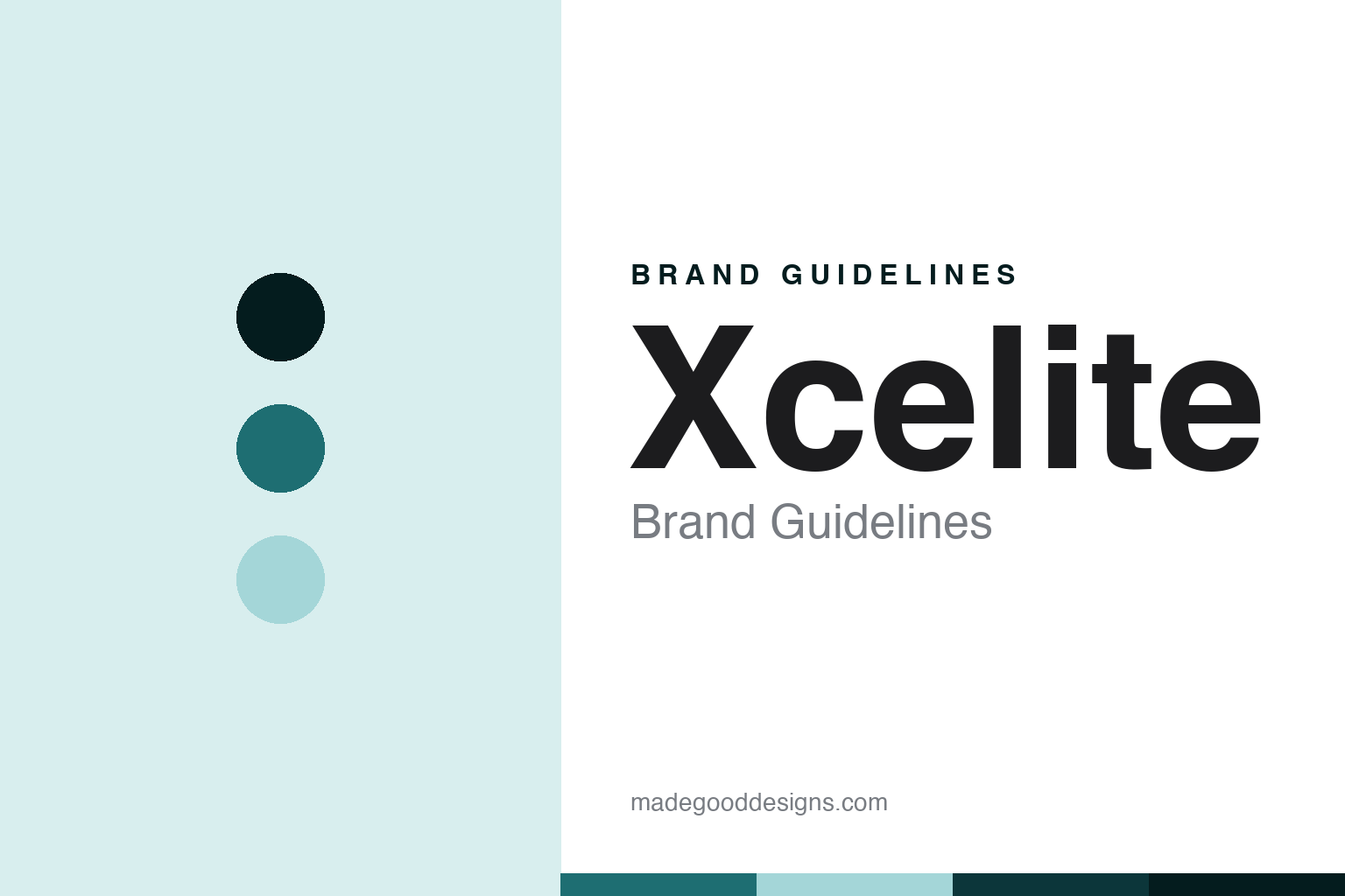 Xcelite Brand Guidelines: The Bench Name Folded Into Weller