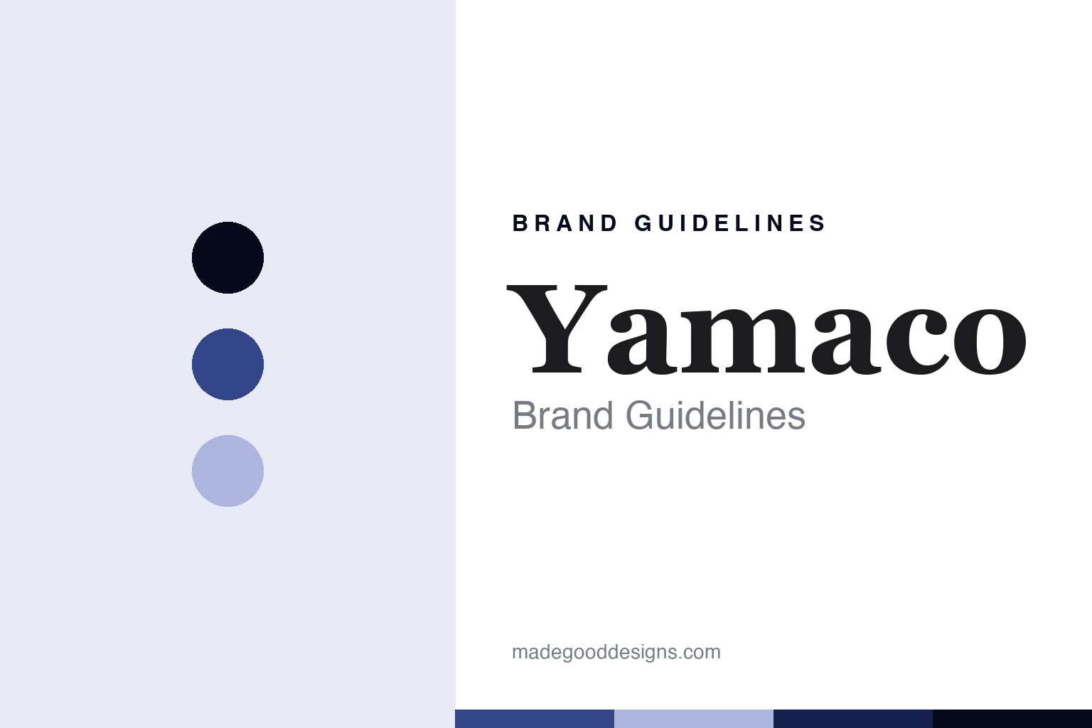Yamaco Tsubame flatware brand guidelines abstract homage cover