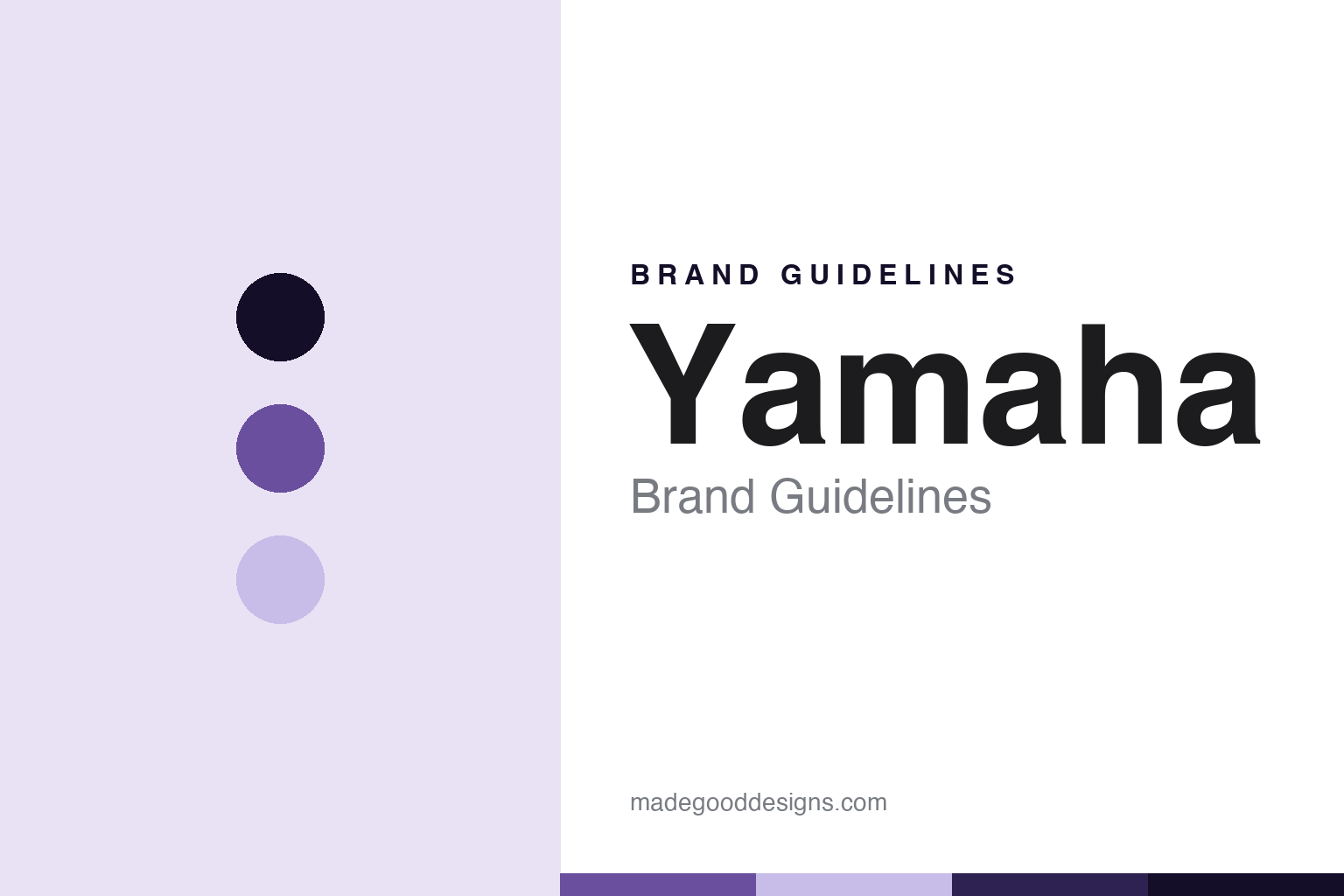Yamaha Brand Guidelines: The Independent Japanese Giant