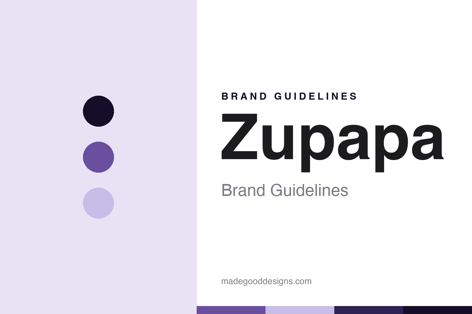Zupapa brand guidelines — abstract colour discs and material texture (original homage; not a Zupapa product or logo)