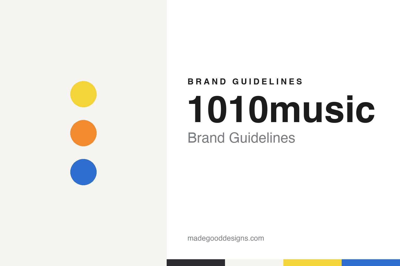 1010music brand guidelines — abstract colour discs and material texture (original homage; not a 1010music product or logo)