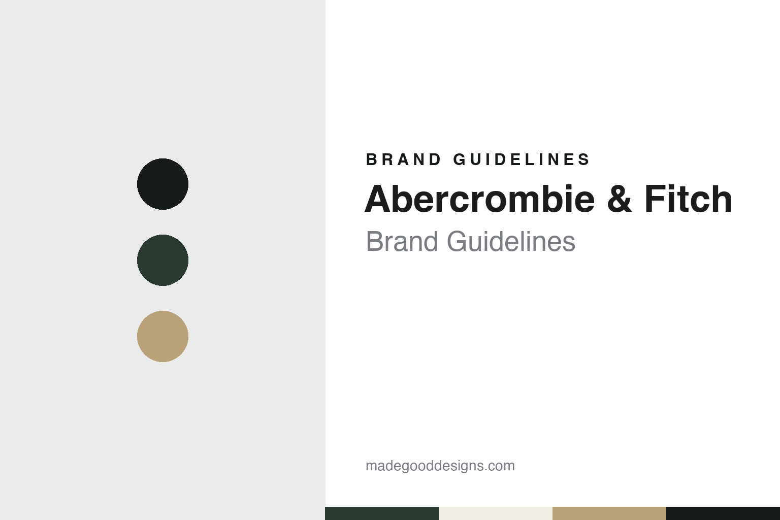 Abercrombie & Fitch brand guidelines — abstract colour discs and material texture (original homage; not a Abercrombie & Fitch product or logo)