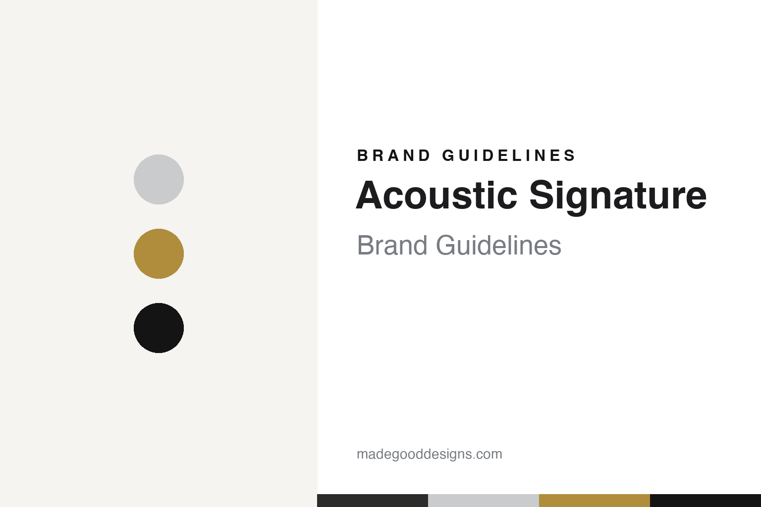 Acoustic Signature Brand Guidelines: The Süßen Turntable Maker Built on Machined Mass
