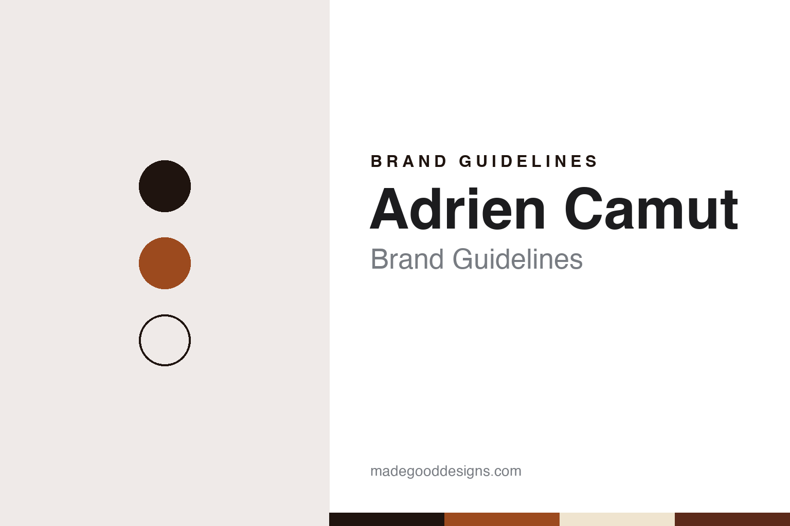 Adrien Camut Brand Guidelines: The Camut Family’s Long-Aged Calvados From Semainville