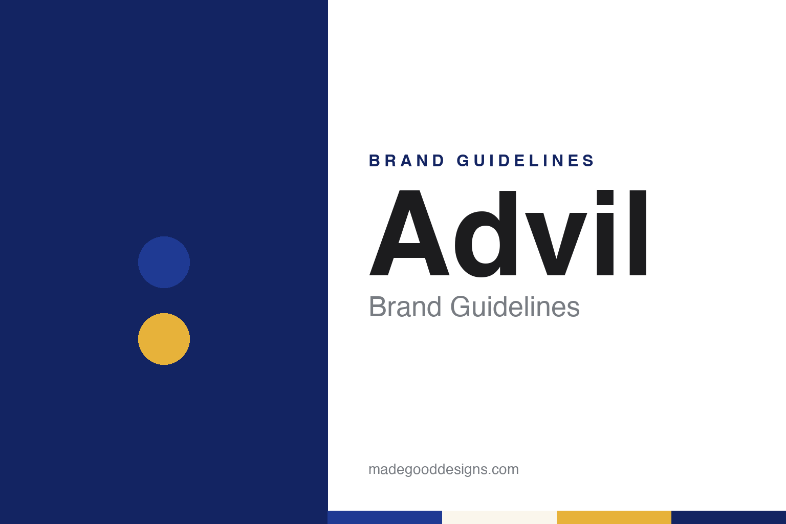 Advil Brand Guidelines: Whitehall’s 1984 Brand, Owned by Haleon Since 2022