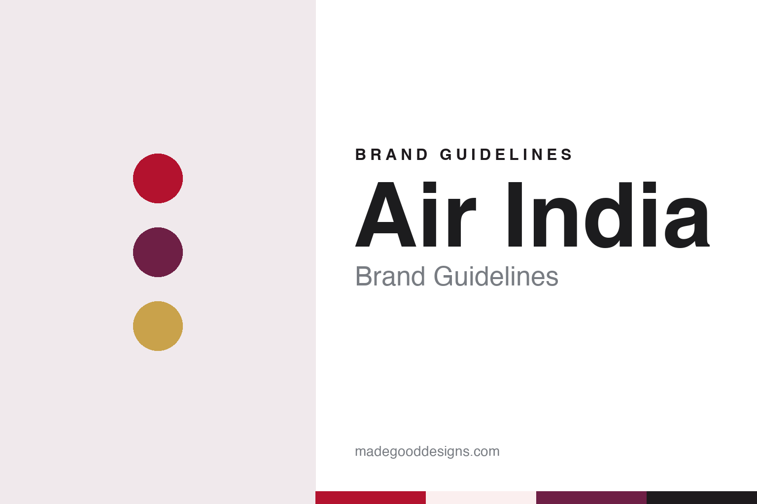 Air India Brand Guidelines: The Maharajah, the Centaur & “The Vista”
