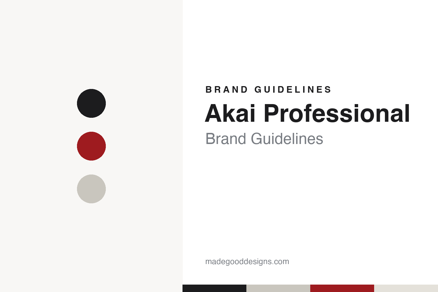 Akai Professional Brand Guidelines: The MPC, Roger Linn and an inMusic Brand