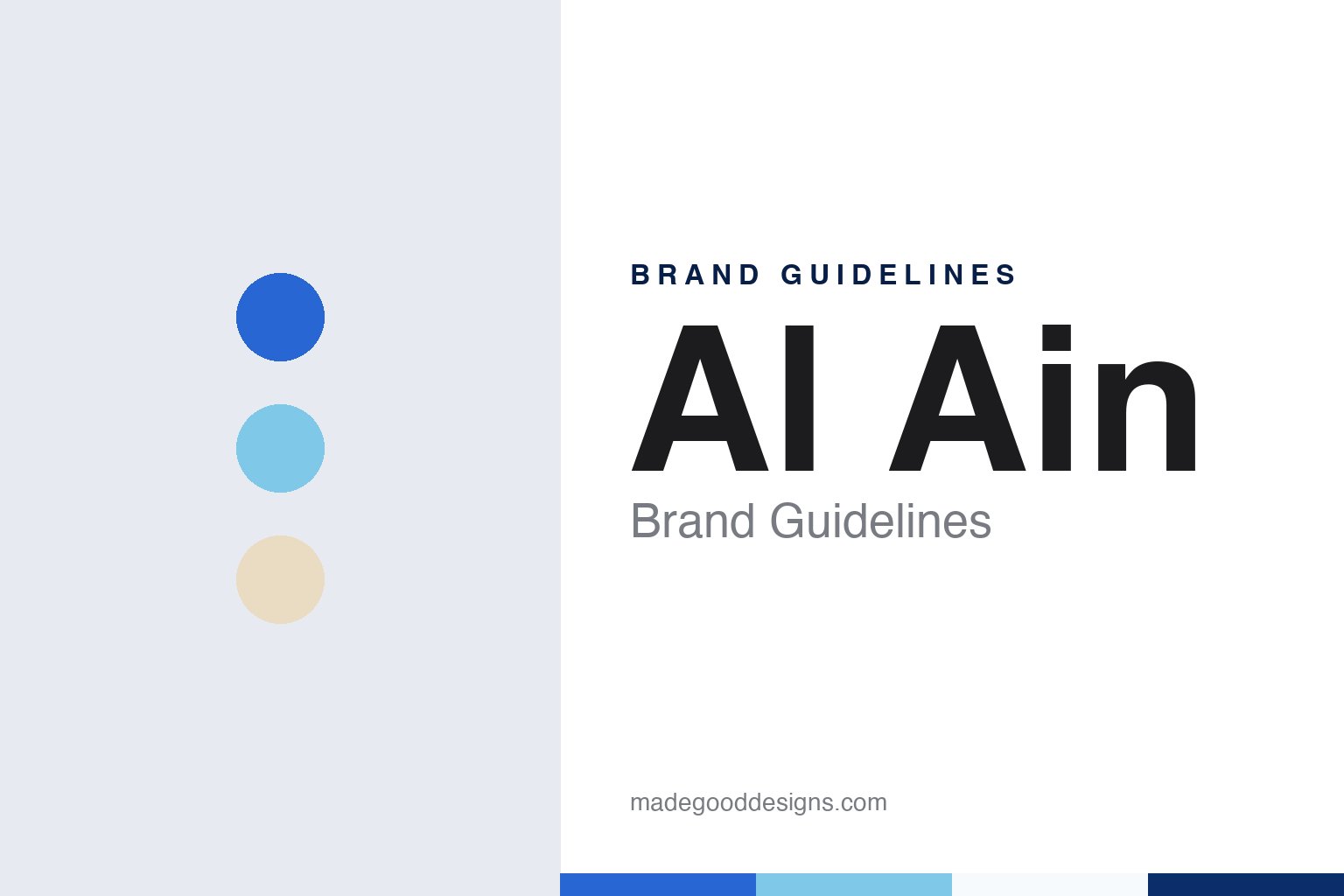 Al Ain Brand Guidelines: Agthia’s 1990 Abu Dhabi Bottled-Water Brand