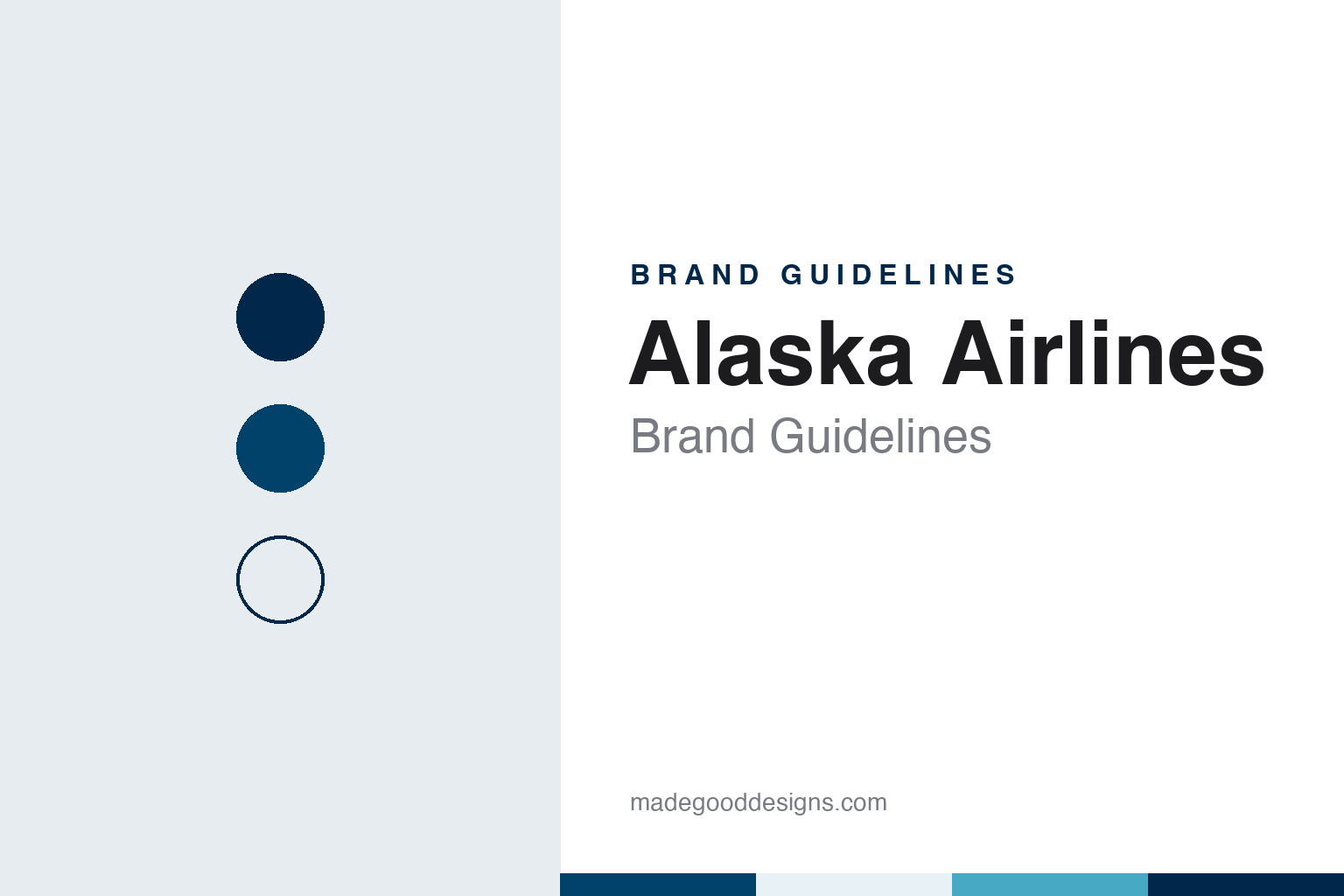 Alaska Airlines brand guidelines — abstract colour discs and material texture (original homage; not a Alaska Airlines product or logo)