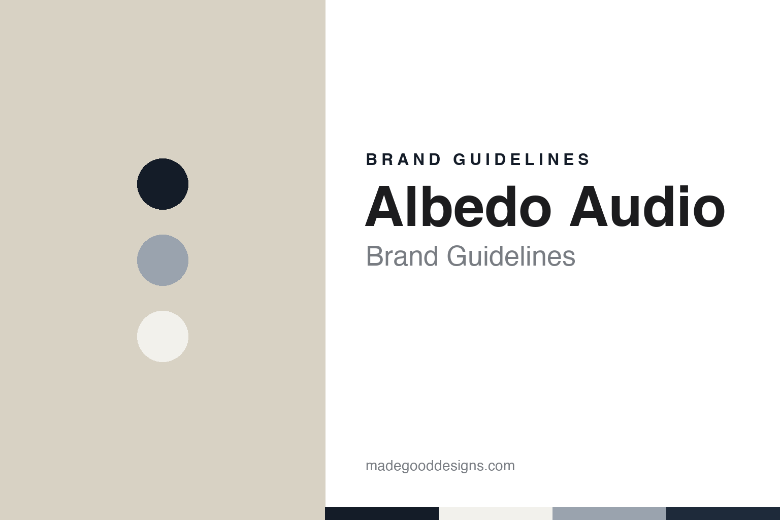 Albedo Audio Brand Guidelines: The Italian Transmission-Line Loudspeaker Specialist