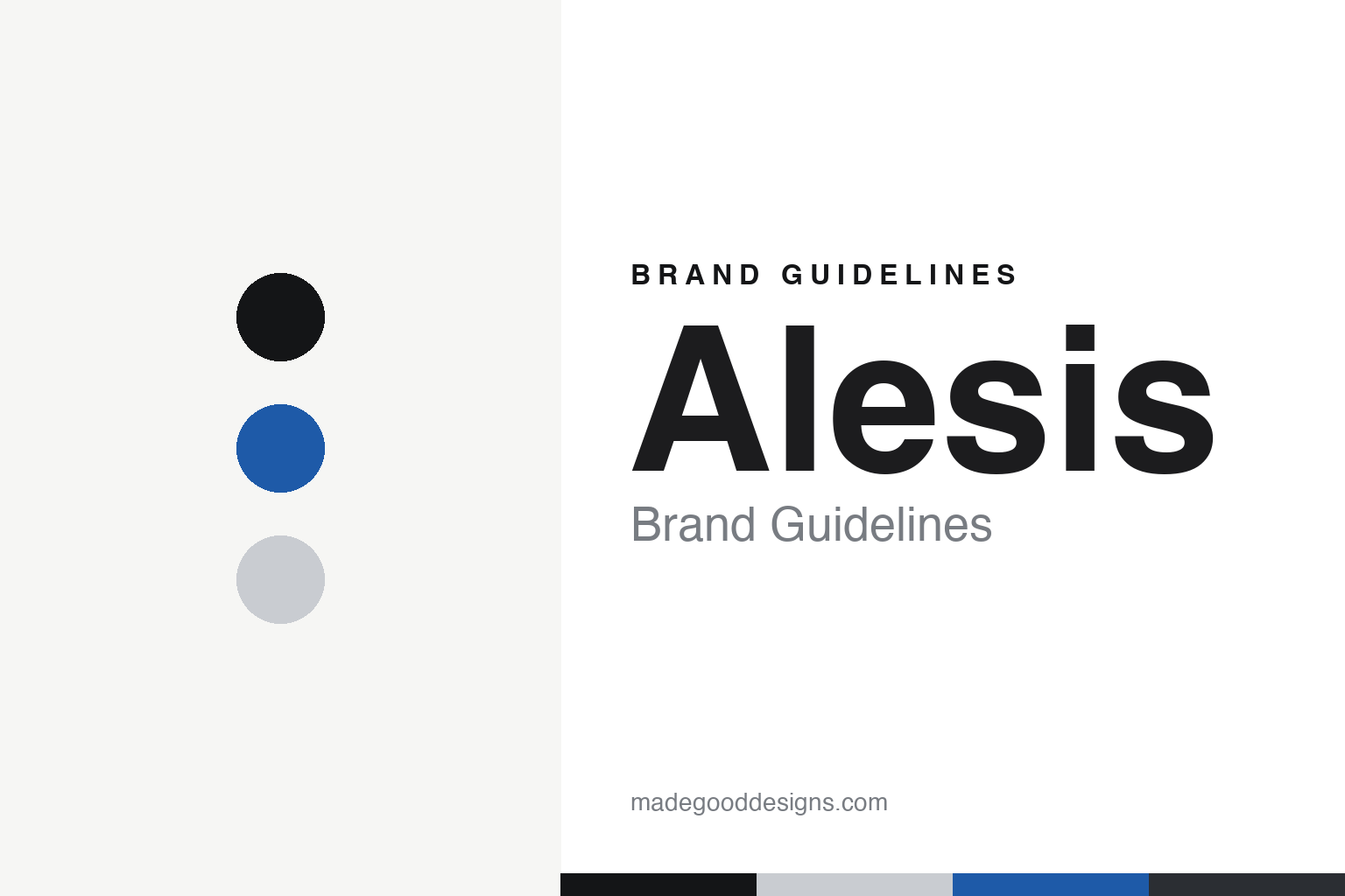 Alesis brand guidelines — abstract colour discs and material texture (original homage; not a Alesis product or logo)